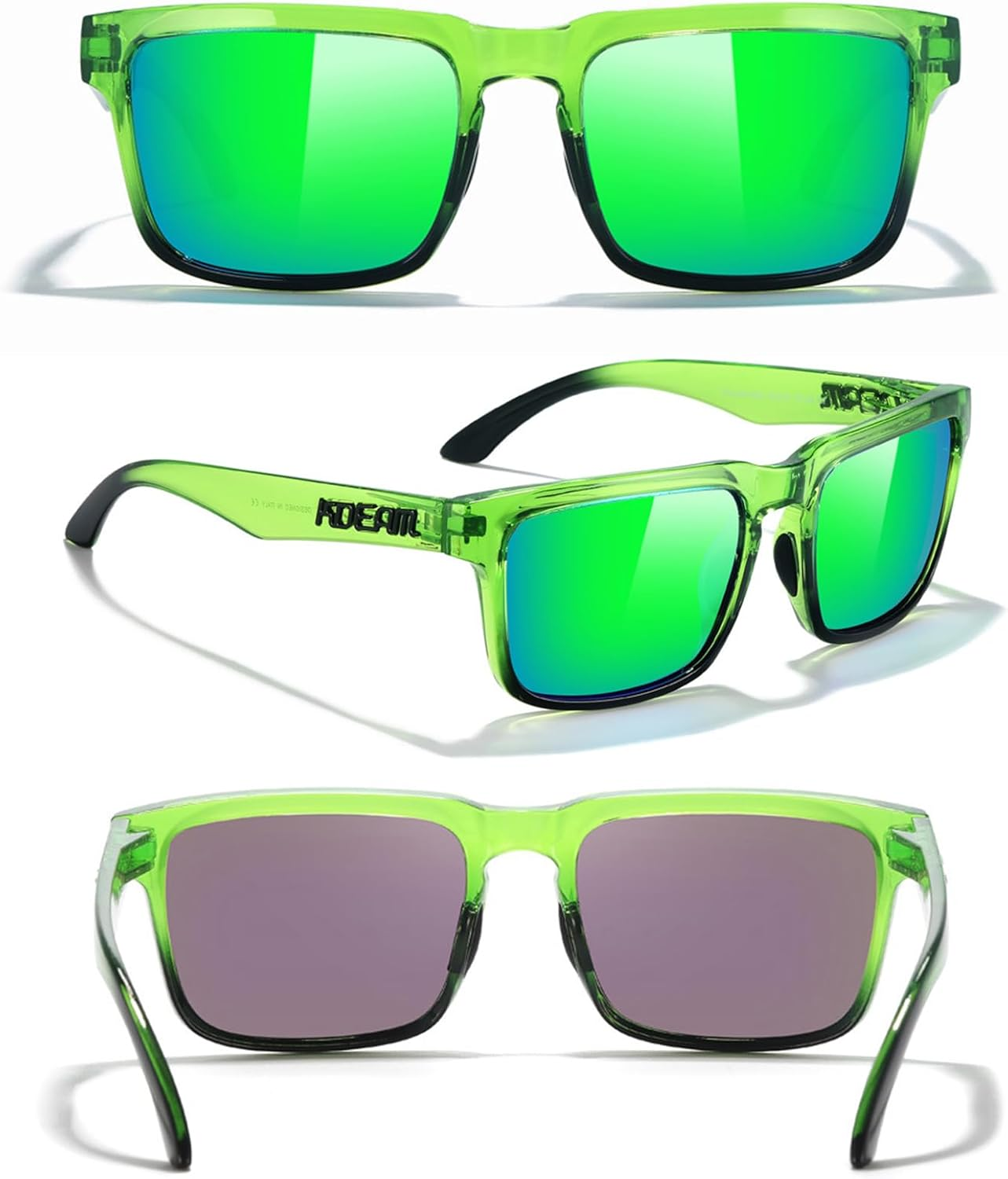 STGATN XL Big Head Sunglasses for Men - 155MM for Large Wide Heads Men'S TR90 Ultralight Polarized UV400 Protection Glasses