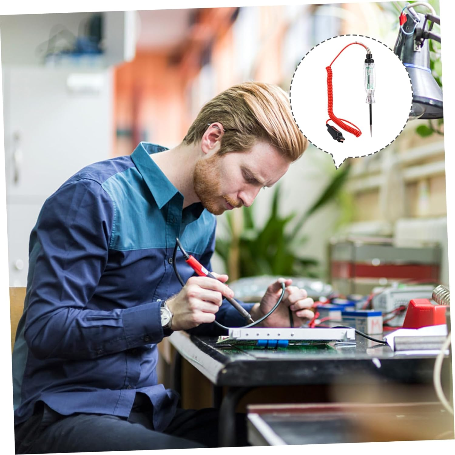 Car Digital Volt for Automotive Circuit Tester Professional Low Voltage Tester Display for Car Accessories and Tools image number 1