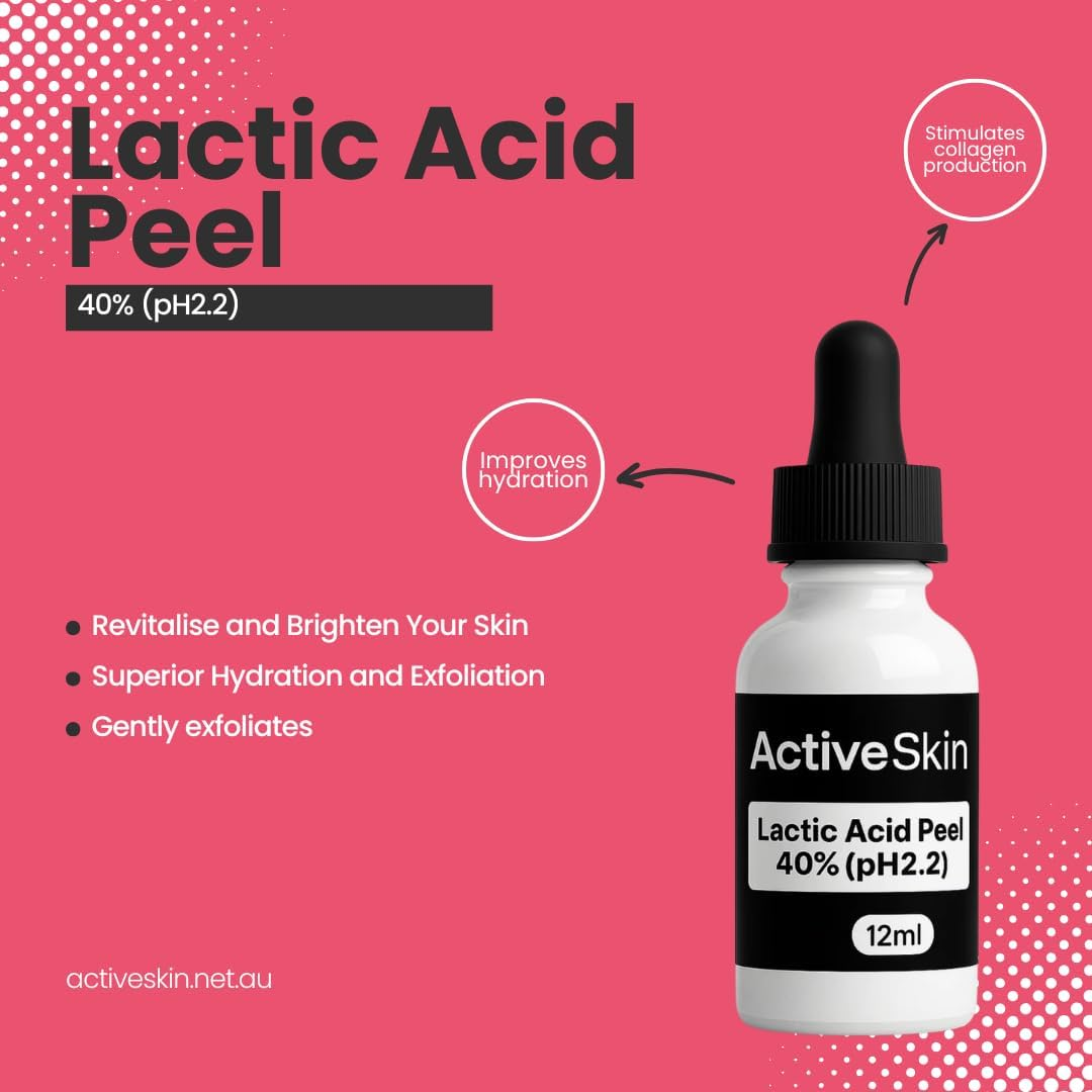 LACTIC ACID PEEL - 40% | ACTIVE SKIN image number 1