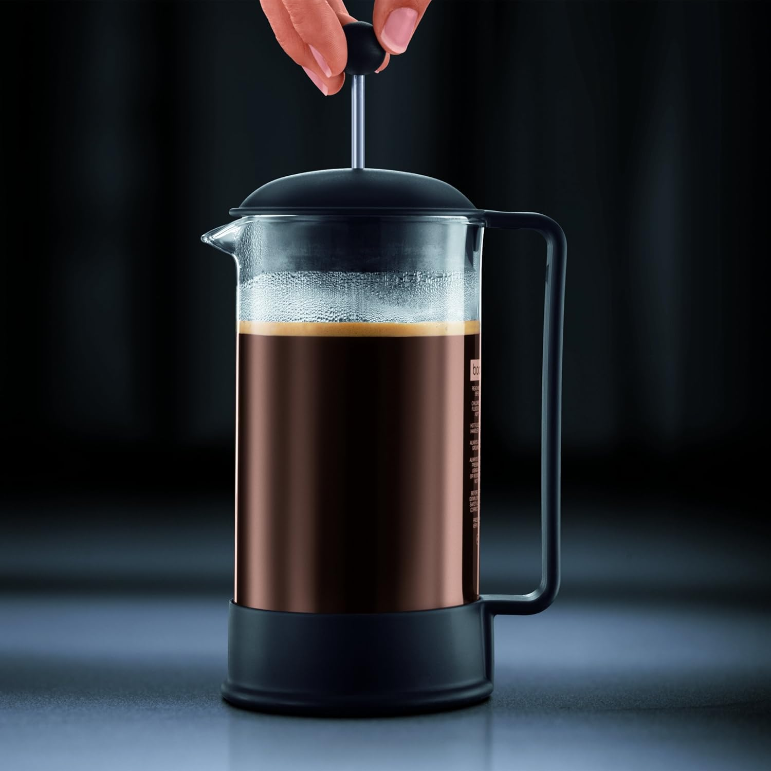 Bodum BRAZIL Coffee Maker, French Press Coffee Maker, Black, 12 Ounce (3 Cup)