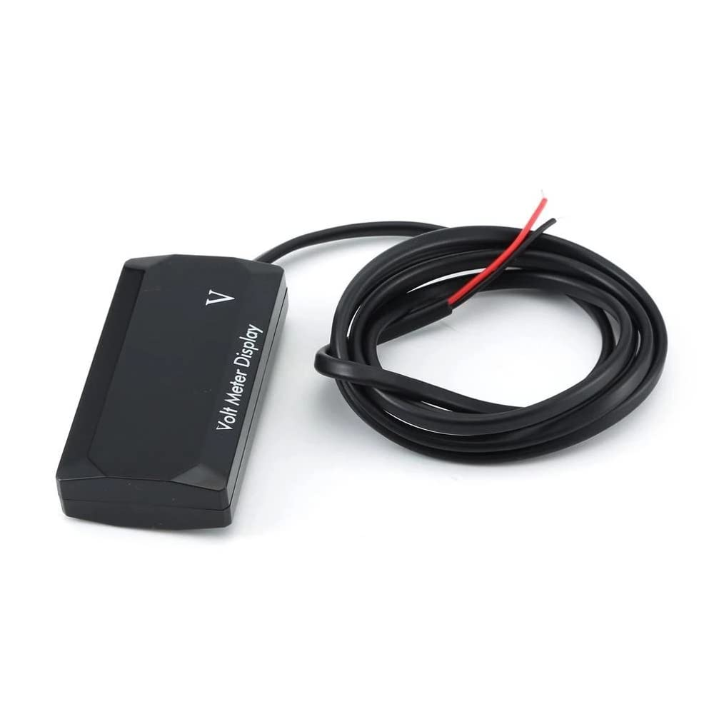 DC 12V LED Digital Monitor Volt Meter Display Battery Gauge Voltage Caravan/Car image number 4