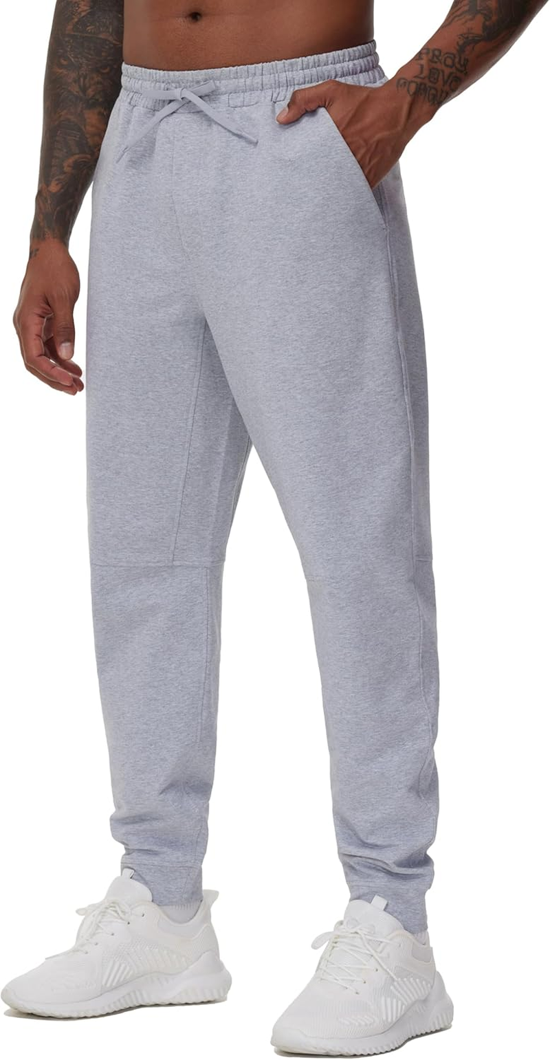 THE GYM PEOPLE Men'S Drawstring Workout Joggers Pants Lightweight Tapered Running Lounge Sweatpants with Pockets