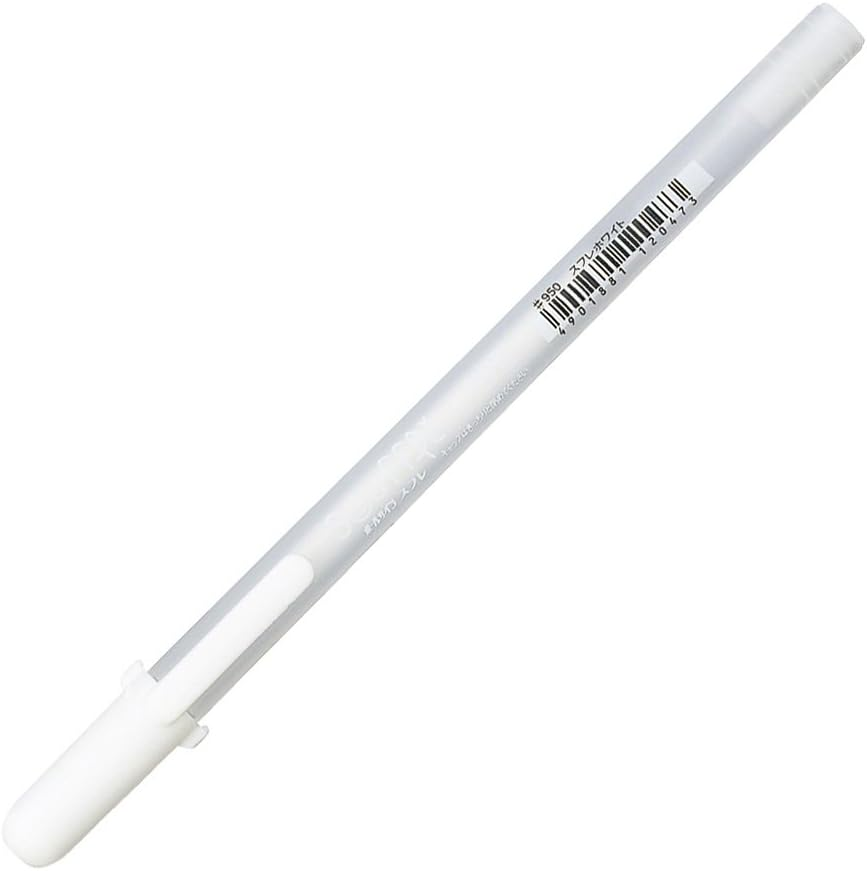 Sakura Crepas Water Based Ballpoint Pen, Ballpoint Sign, Souffle, PGB#950 (10), White, 10 Count image number 5