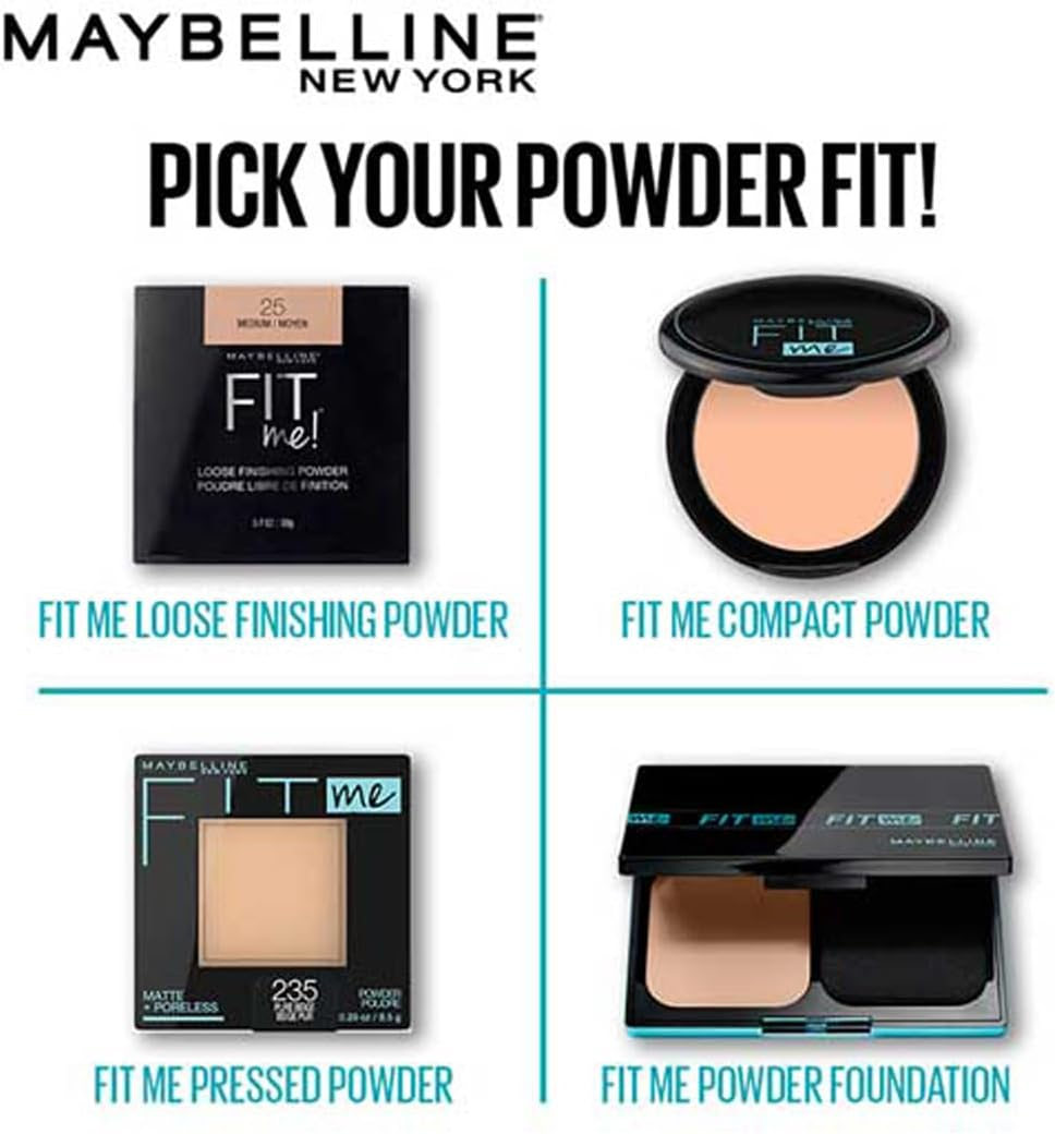 Maybelline New York Fit Me Matte & Poreless Pressed Powder - Natural Beige 220 (Pack of 2) image number 6