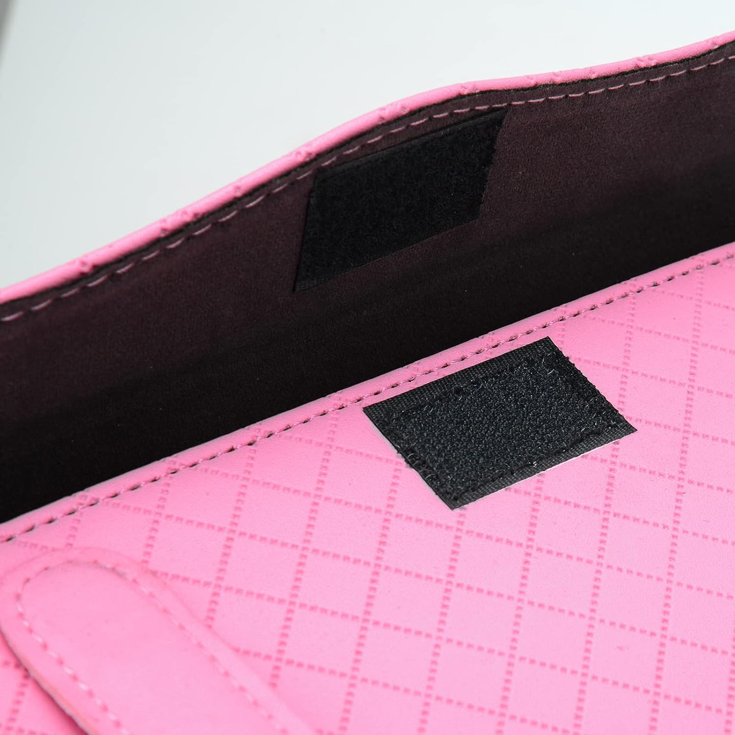 Car Tissue Holder, Sun Visor Napkin Holder, Car Visor Tissue Holder, PU Leather Backseat Tissue Case Holder for Car,Vehicle (Pink) image number 3