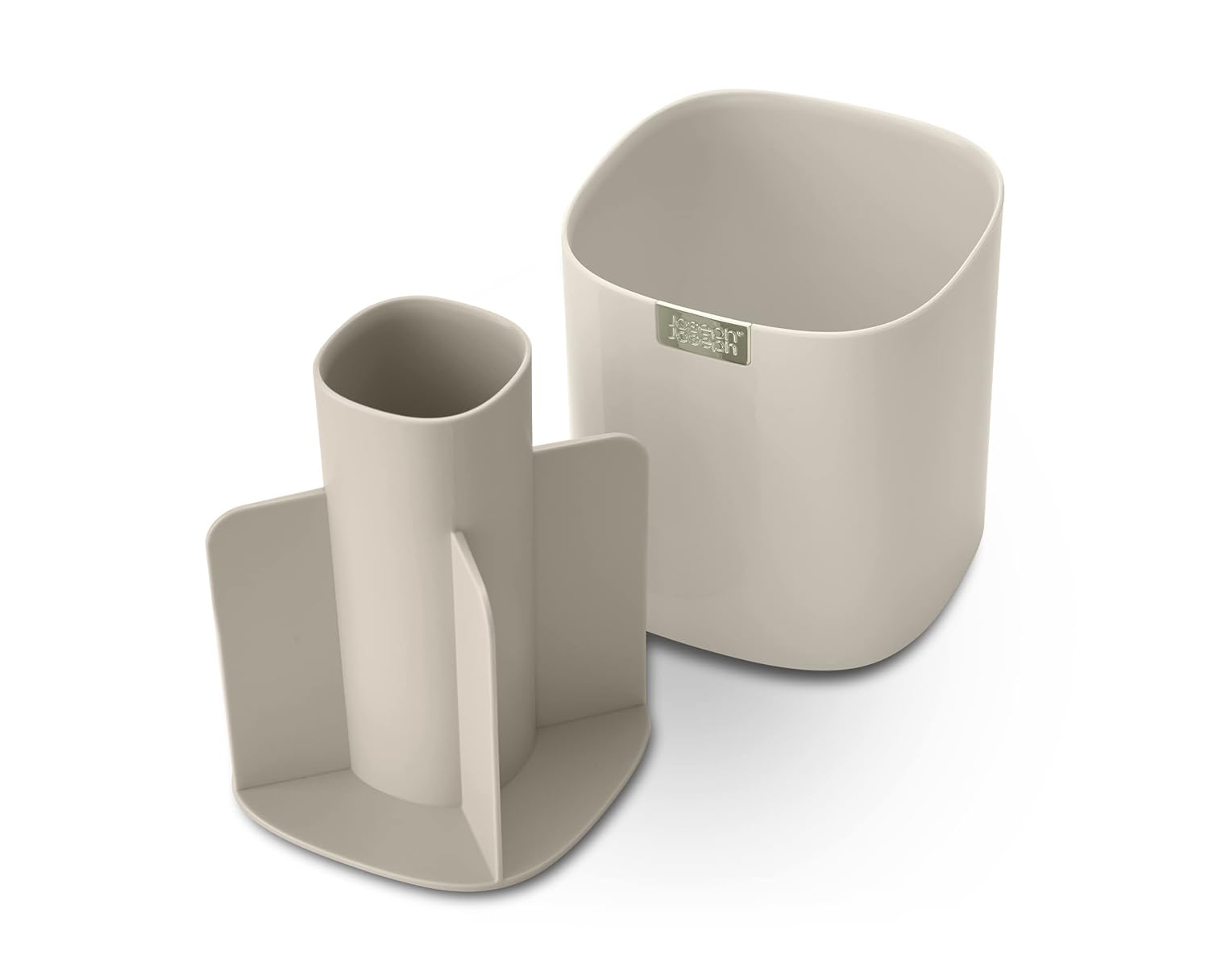 Joseph Joseph Viva - Tiered Makeup Brush Pot Organiser with Dividers for Brushes, Eyeliners, Lip Pencils, Mascara Storage image number 3