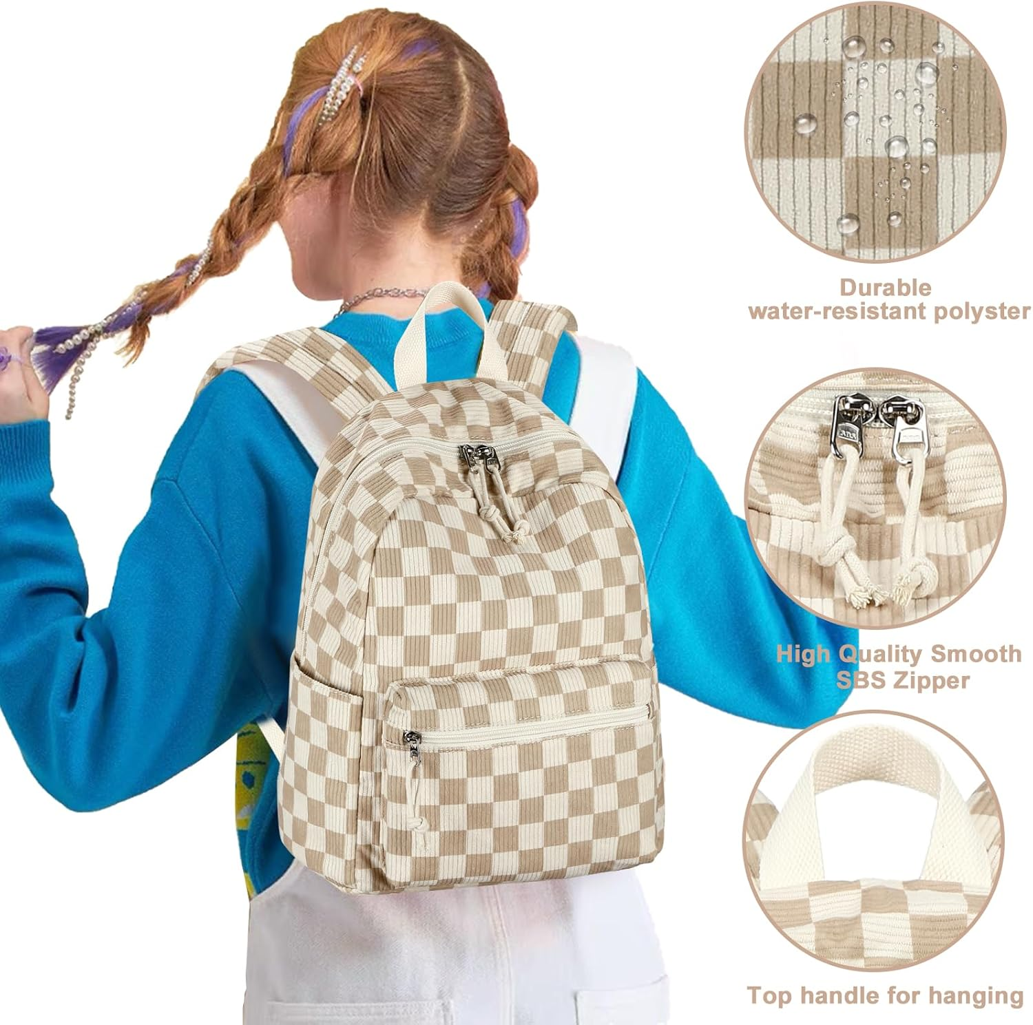 Bluboon Mini Backpacks for Girls Toddler Backpack Purse School Bookbag Kawaii Backpack Women image number 5