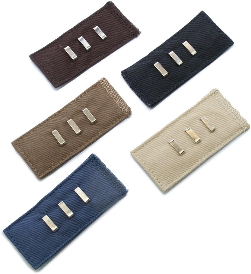 Pant and Skirt Waistband Hook Extender 5-Pack in Different Pants Colors by More of Me to Love image number 2