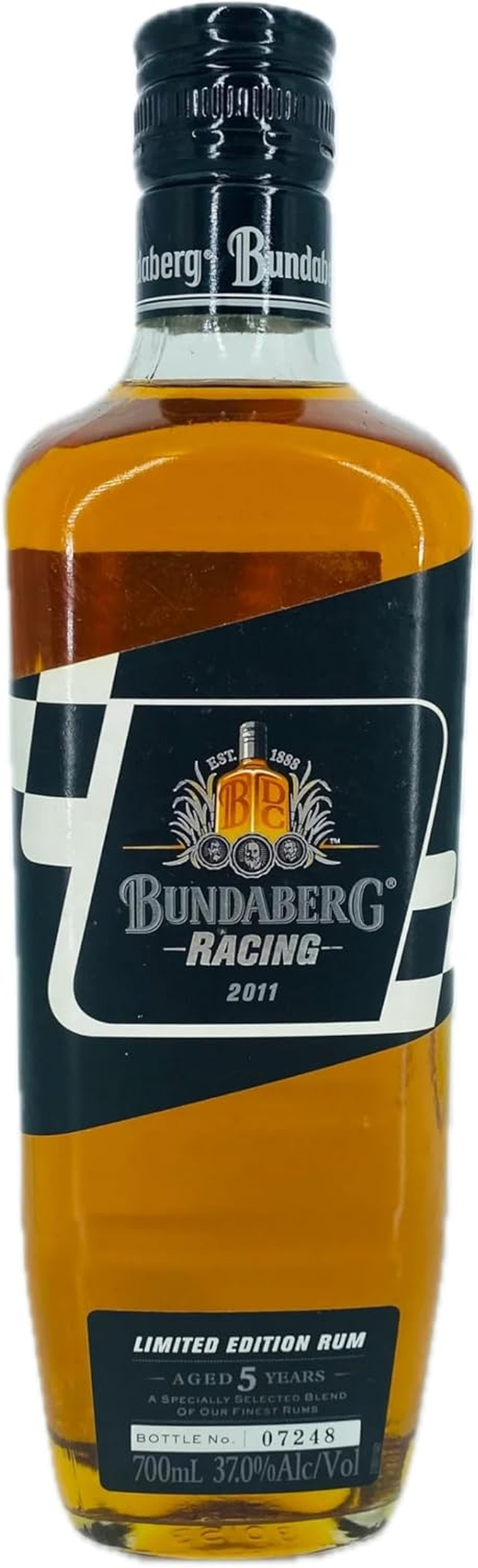 Bundaberg Racing 2011 5Yo Rum 700Ml Bottle Number #22527