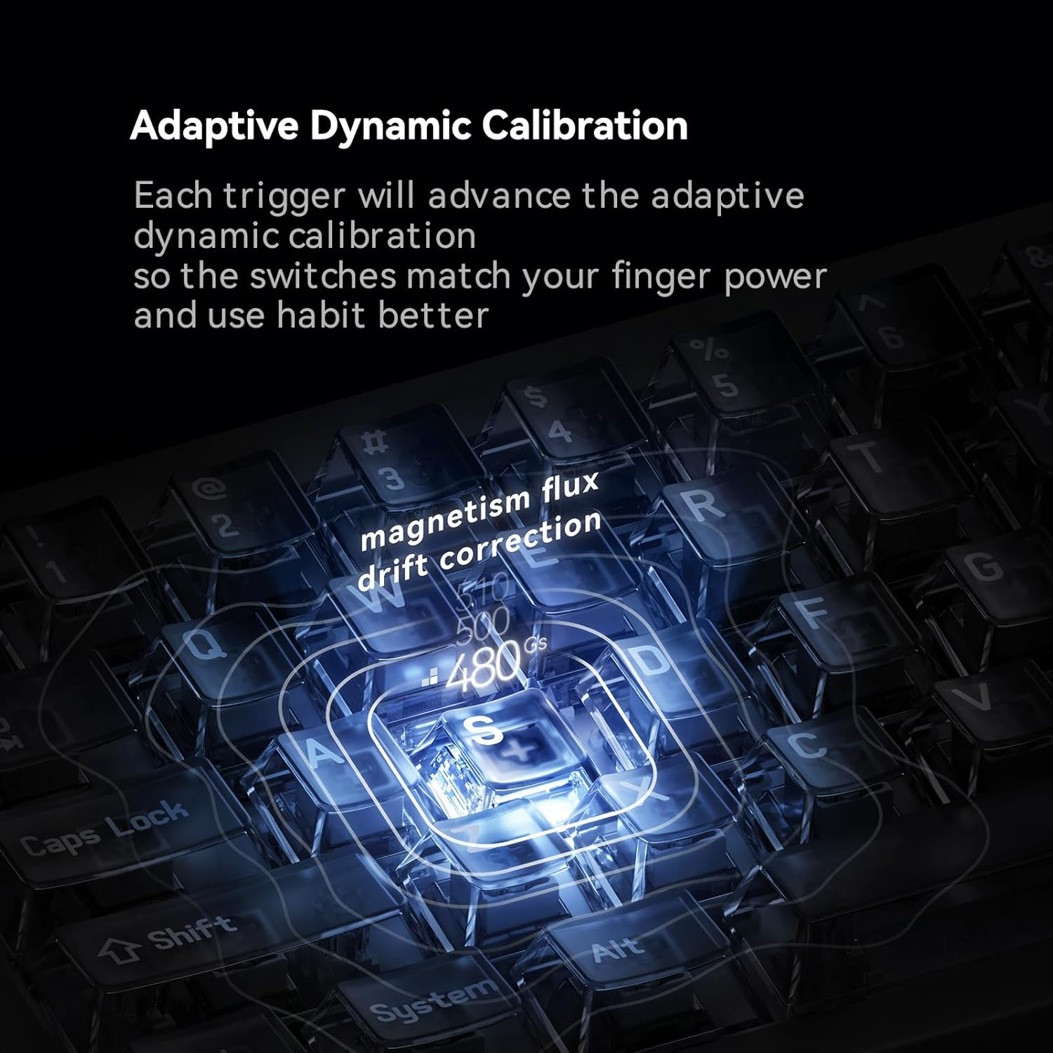 Melgeek REAL67 Wired Keyboard, Hall Effect Magnetic Switch Gaming Keyboard, 65% Compact Rapid Trigger (Calcium- Gray) - Potassium-Purple image number 6