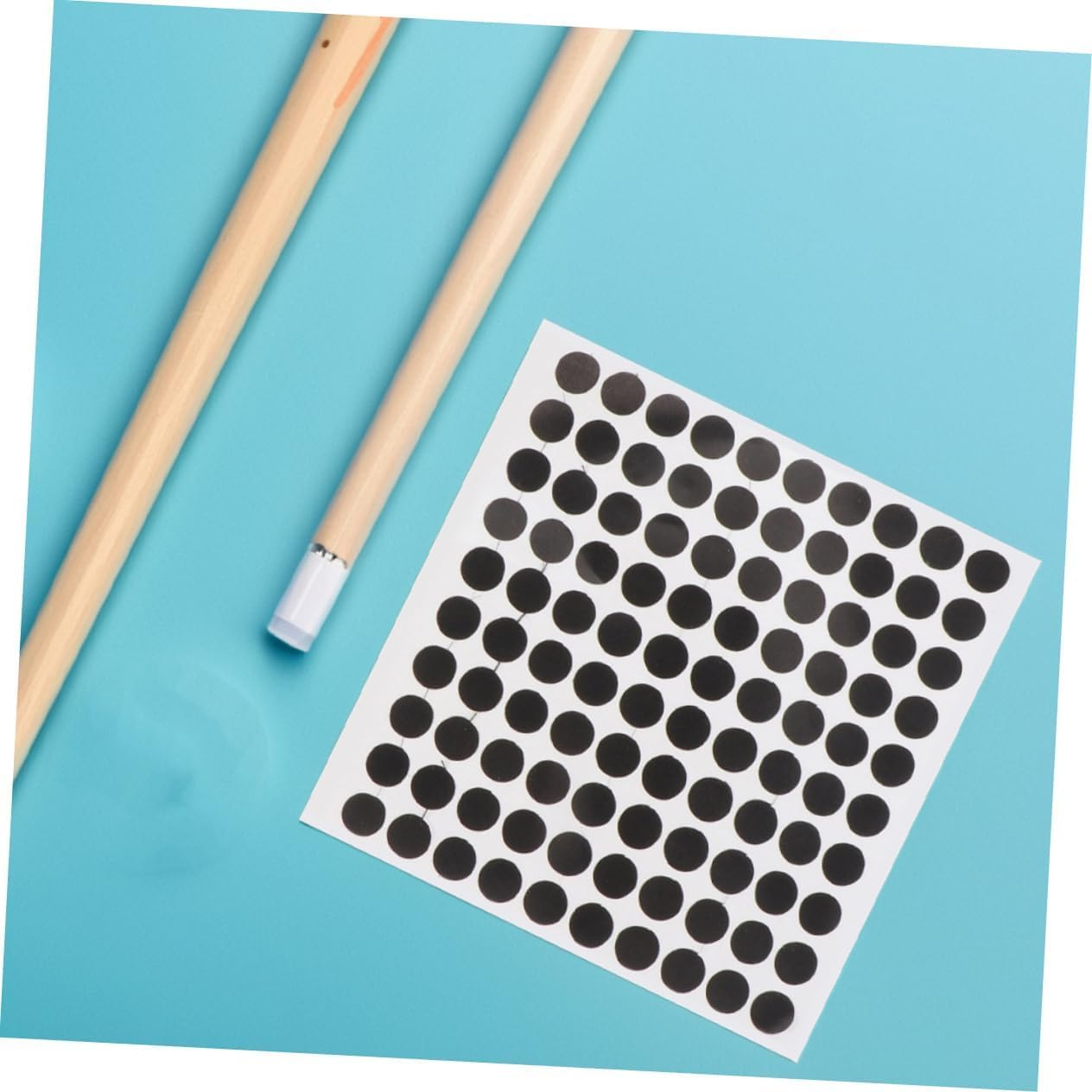 5 Sheets Billiard Billiard Black Spot Billiard Dot Stickers Snooker Dot Markers Pool Table Accessories Billiard Black Spots Locator Stickers Billiard Point Stickers Pool Table Dots (Black) image number 6