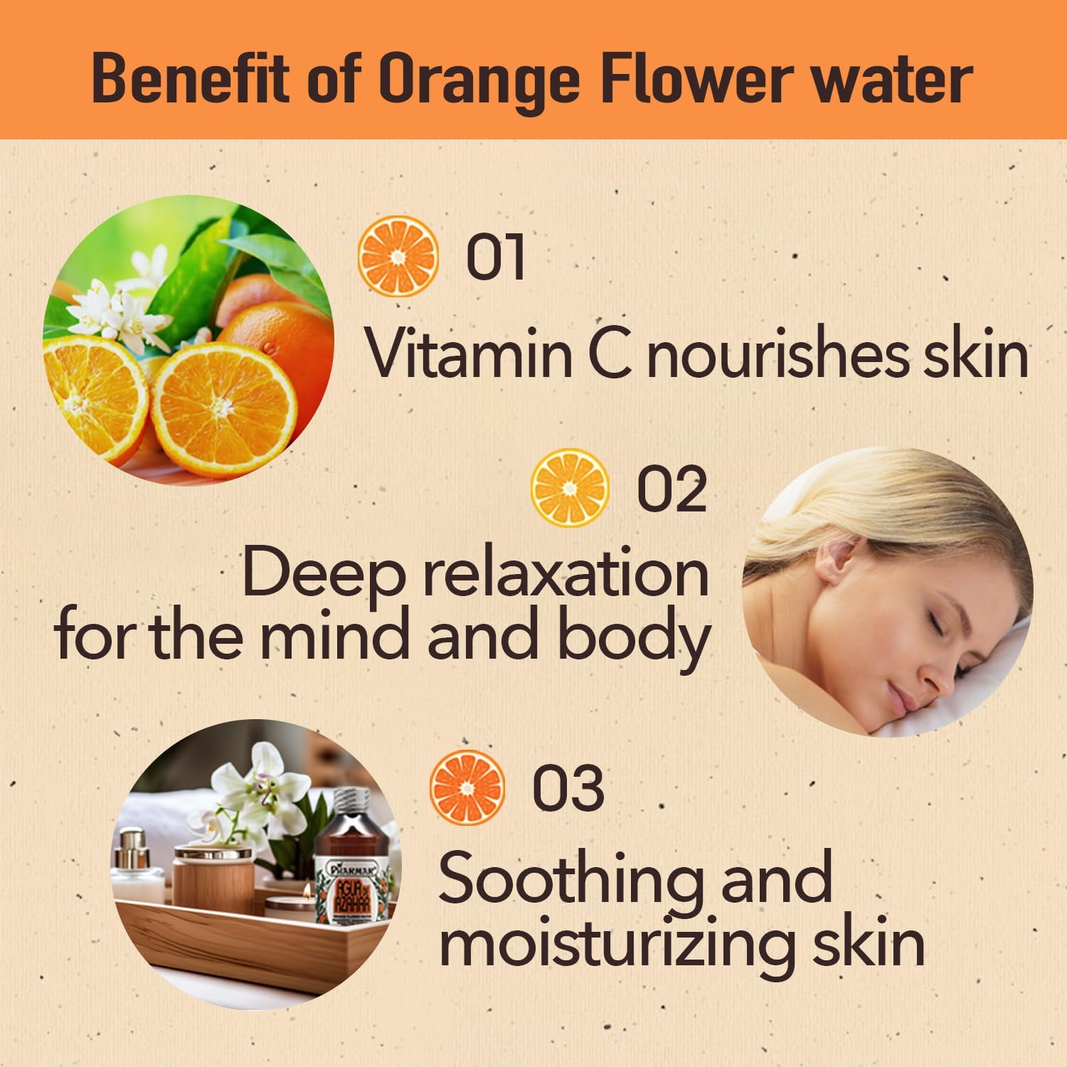 Pharmar Agua De Azahar Flower-Blossom Water, 8 Fluid Ounce image number 2