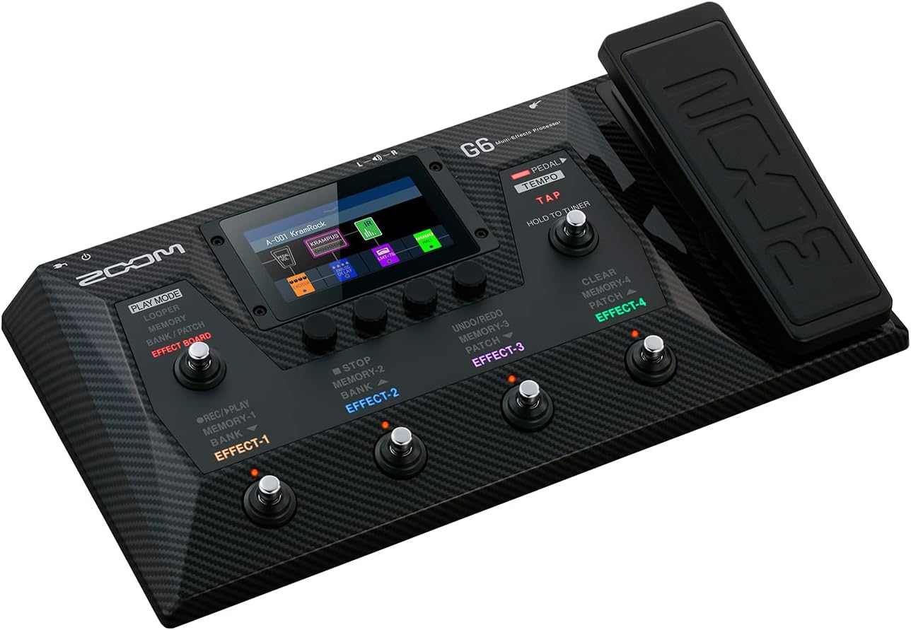 Zoom G6 Multi-Effects Processor for Guitarists