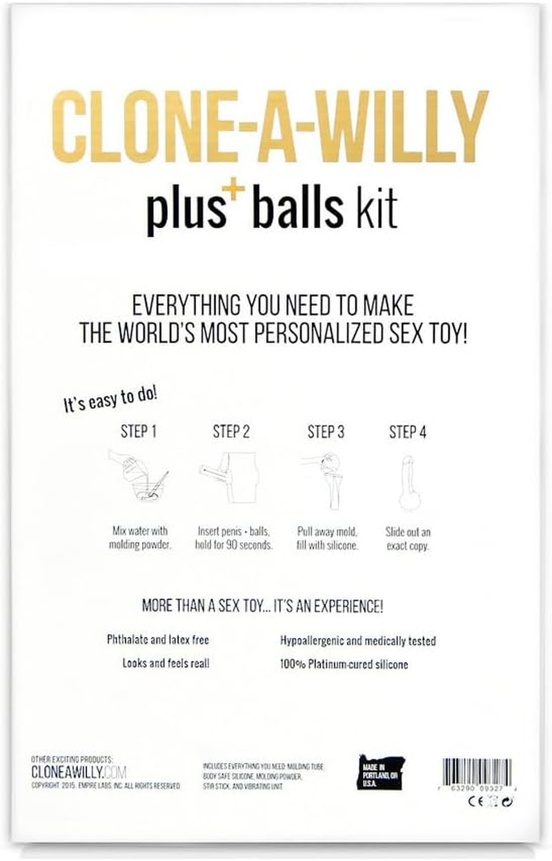 Clone a Willy plus Balls Kit Light Skin Tone, Flesh image number 2