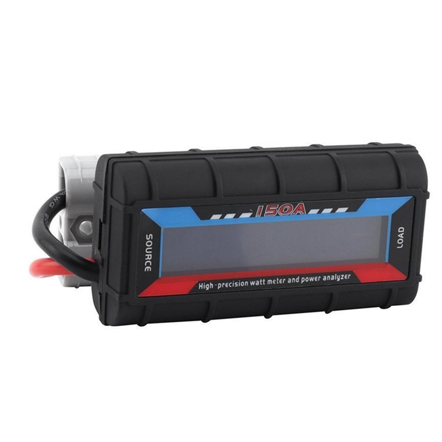 1 PCS 150A LCD Digital Amp Watt Meter Power Analyser Black Plastic Car Accessories Solar Caravan Meter for Anderson Plug Tool image number 4