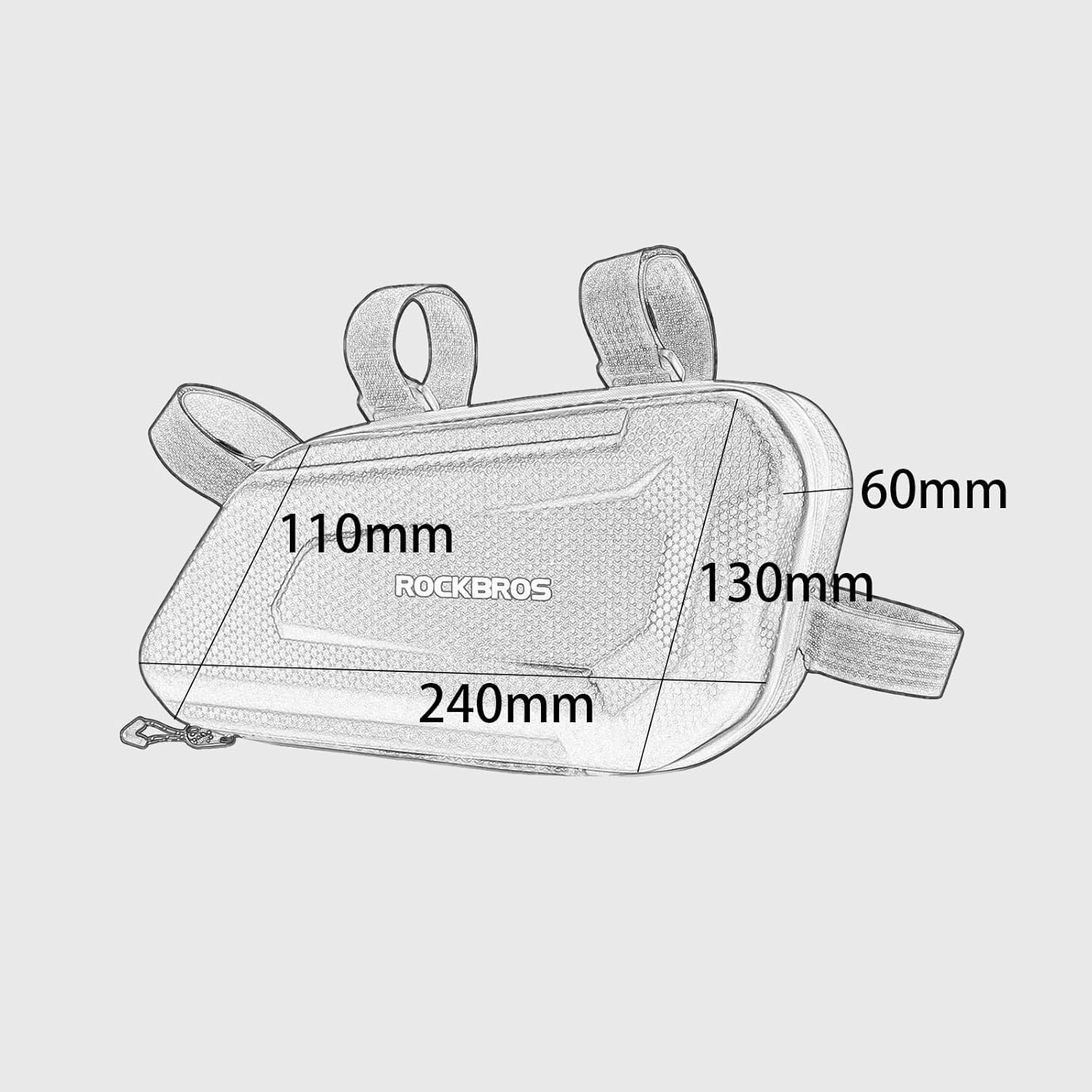 WOOGA Motorcycle Side Bag Waterproof,Tool Bag,Large Capacity,3.5 Gal (1.5 L),Hard Shell Carbon Look Water Stopping Zipper Fit for Ho&Nda Rebel CMX 250 CMX 300 CMX500 CMX 1100 (1 Pair Bag) image number 3