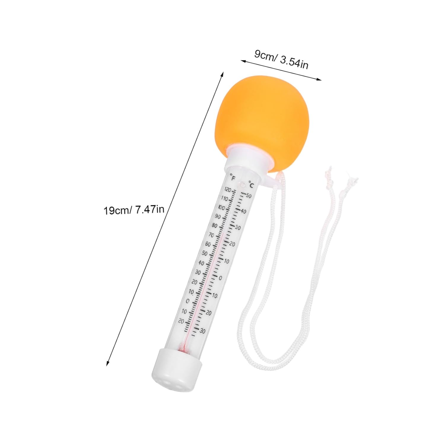 Large Easy Read Floating Pool Temperature Gauge for Bath and Hot Tub Accurate Thermometer with Cartoon Design Swimming Pool Float Thermometer for Water Safety image number 1