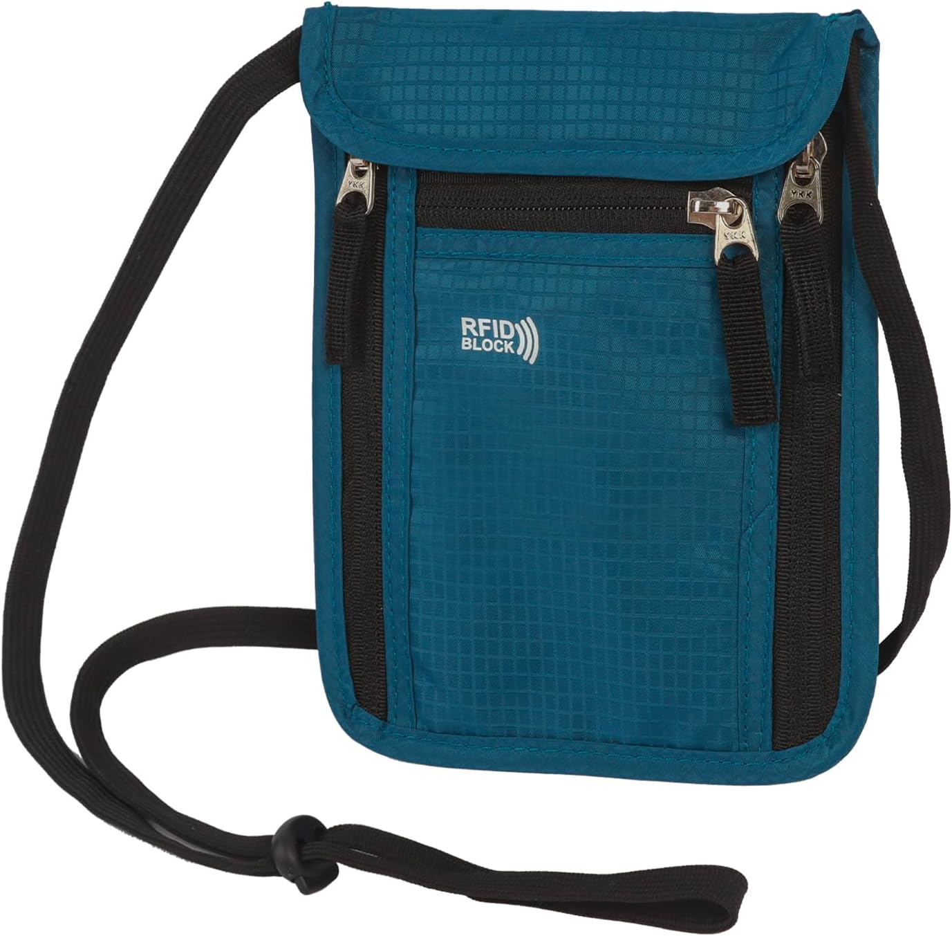 Moorle Men'S Neck Pouch with RFID Protection, Anti-Theft Unisex Travel Purse, Waterproof Shoulder Bag, Theft-Proof, Travel Neck Pouch, Chest Bag for Smartphone, Passport