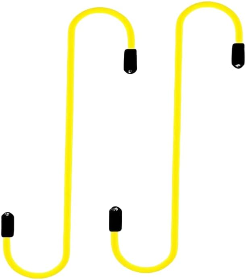 Sam&Johnny Brake Caliper Hooks, Brake Caliper Hanger with Rubber Tips for Automotive Tool Use - Pack of 2 (Yellow) image number 3