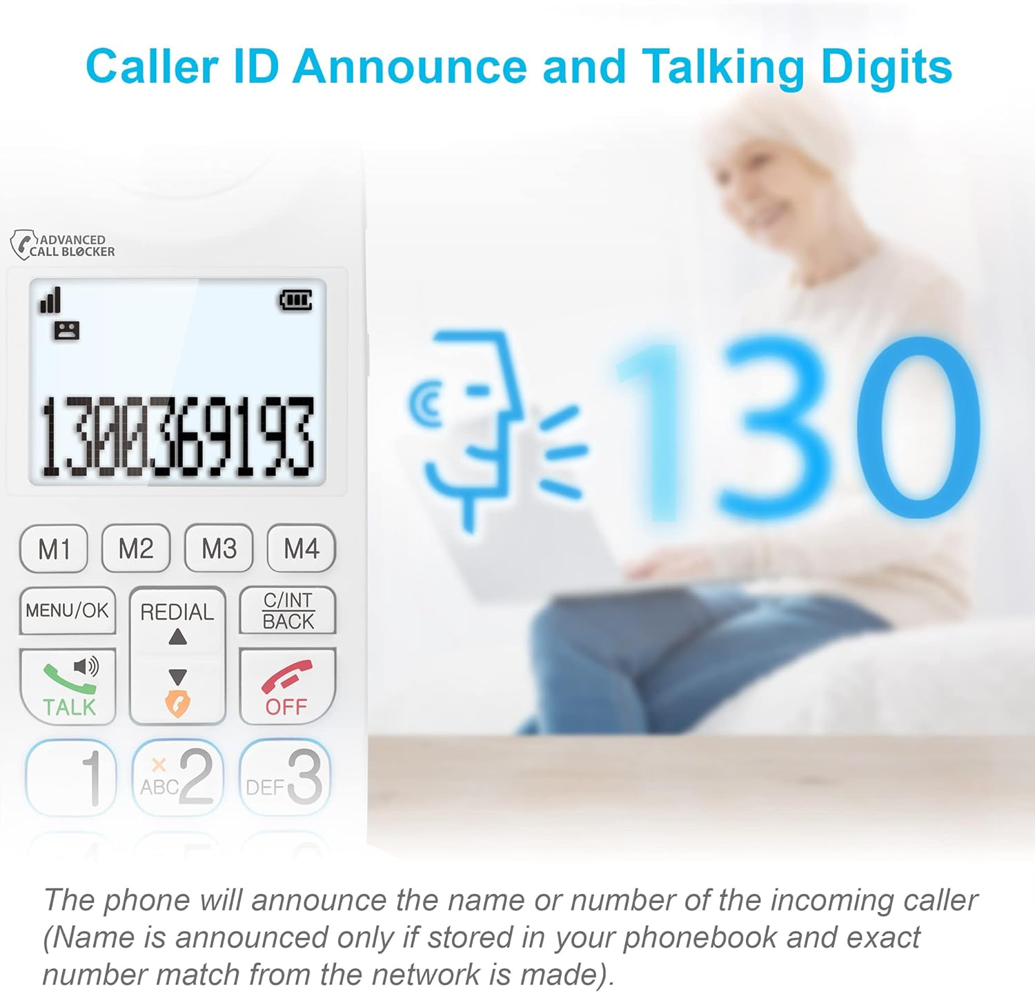 Vtech Executive Dual Keypad Cordless Bundle - NBN Ready Phone System - Cordless Deskset plus 2 Cordless Handsets image number 3