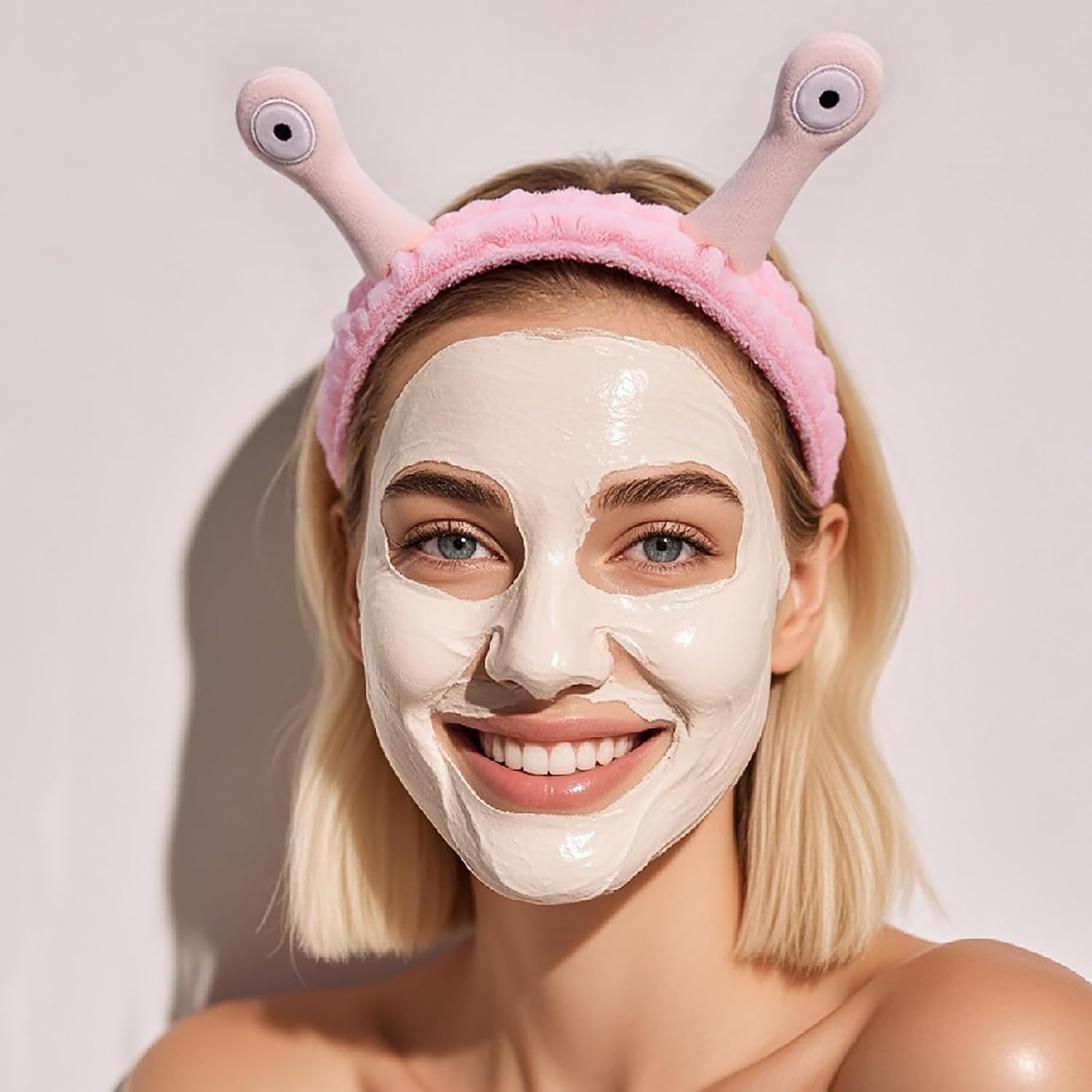 HFZRZFH Creative Snail Headband，Cute and Elastic Cartoon Hair Accessories for Women and Girls, Ideal for Face Washing, Skincare, Makeup, and Spa image number 3