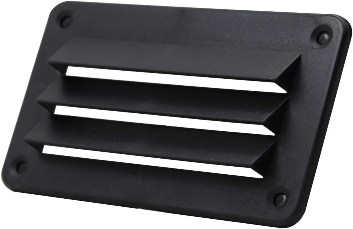 For Caravan, Boat Louvre, Black ABS Plastic 140Mm X 79Mm image number 6
