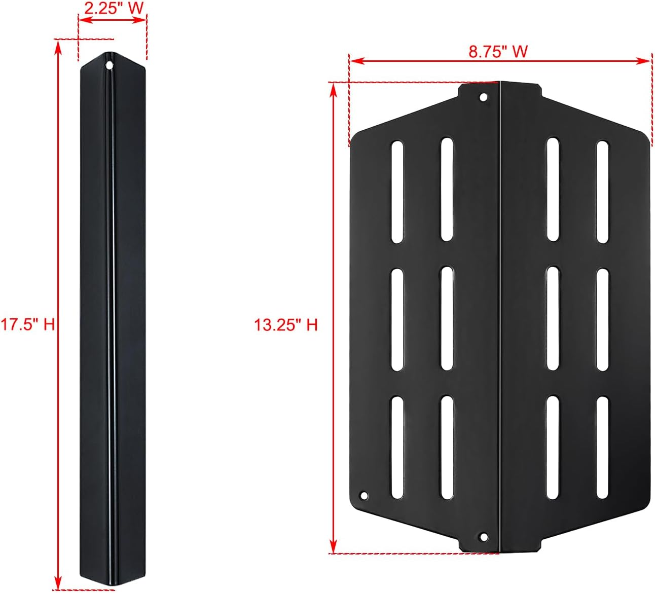 Genesis E310 Grill Replacement Parts Flavorizer Bars Heat Deflector for Weber Genesis E330 S330 S310 Grill Replacement Parts Weber Genesis 300 Series Grill Parts 7620 7621 65505 62756 Heat Deflector image number 1