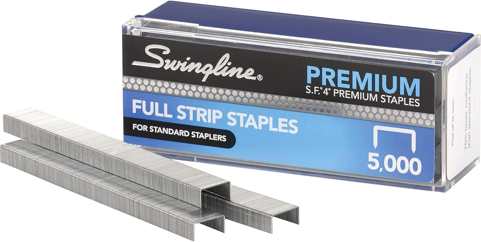 Swingline Staples, S.F. 4, Premium, 1/4 Inches Length, 210/Strip, 5000/Box, 1 Pack (35450) image number 6