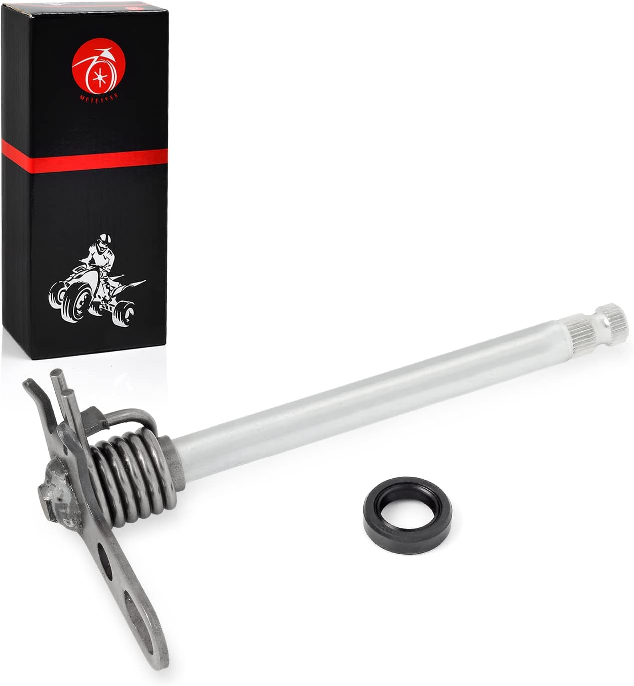 MOTO1988 Shift Shifter Shaft + Seal for Yamaha YFZ450 YFZ 450 V W SP SP2 SE SE2 2006 2007 2008 2009 2012 2013 5TG-18101-10 image number 2