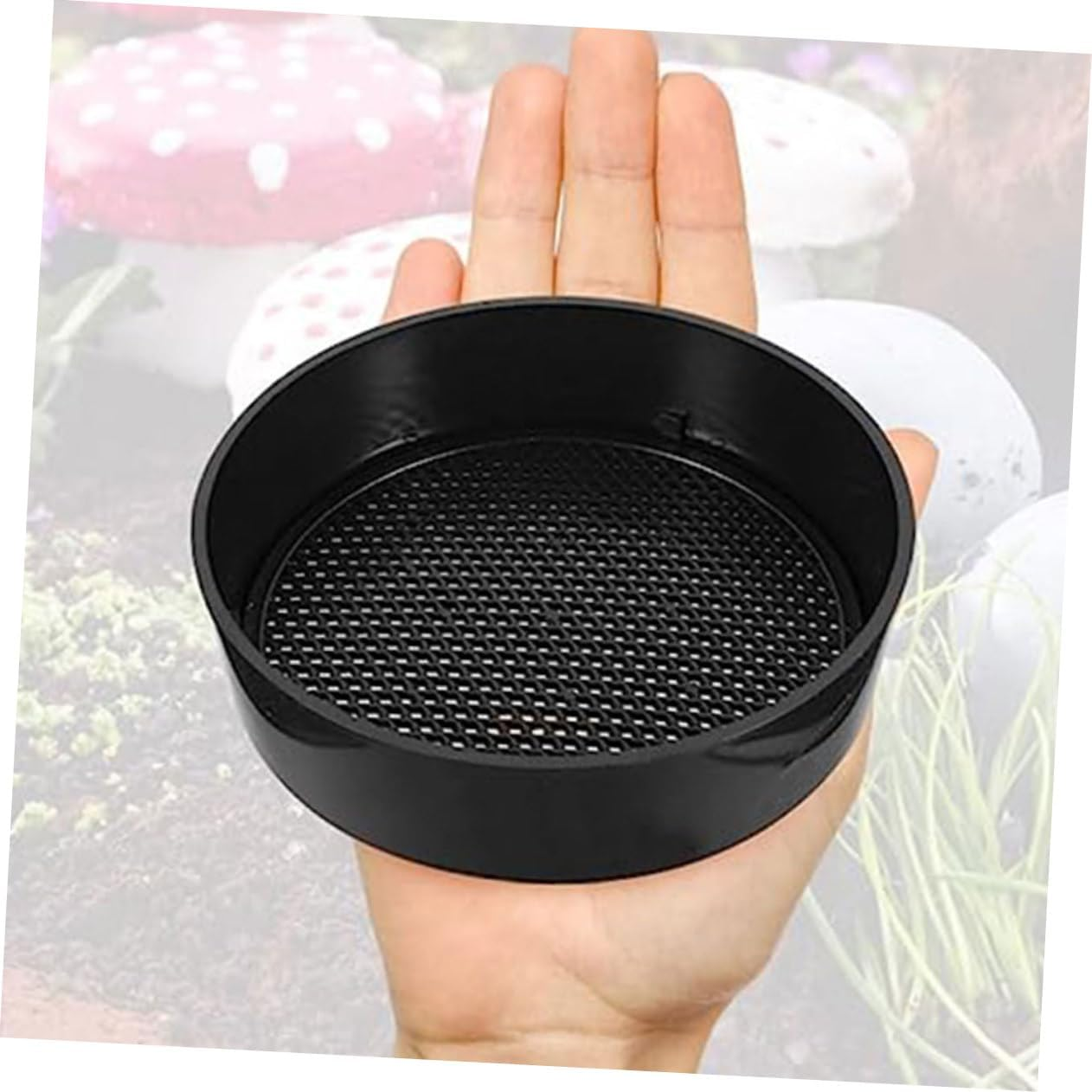 Amosfun 9Pcs Plastic Soil Sifters for Garden Manual Soil Sieves Gardening Sieve Sifting Pan for Planting Lightweight Plastic Sifting Tool for Garden Supplies image number 1