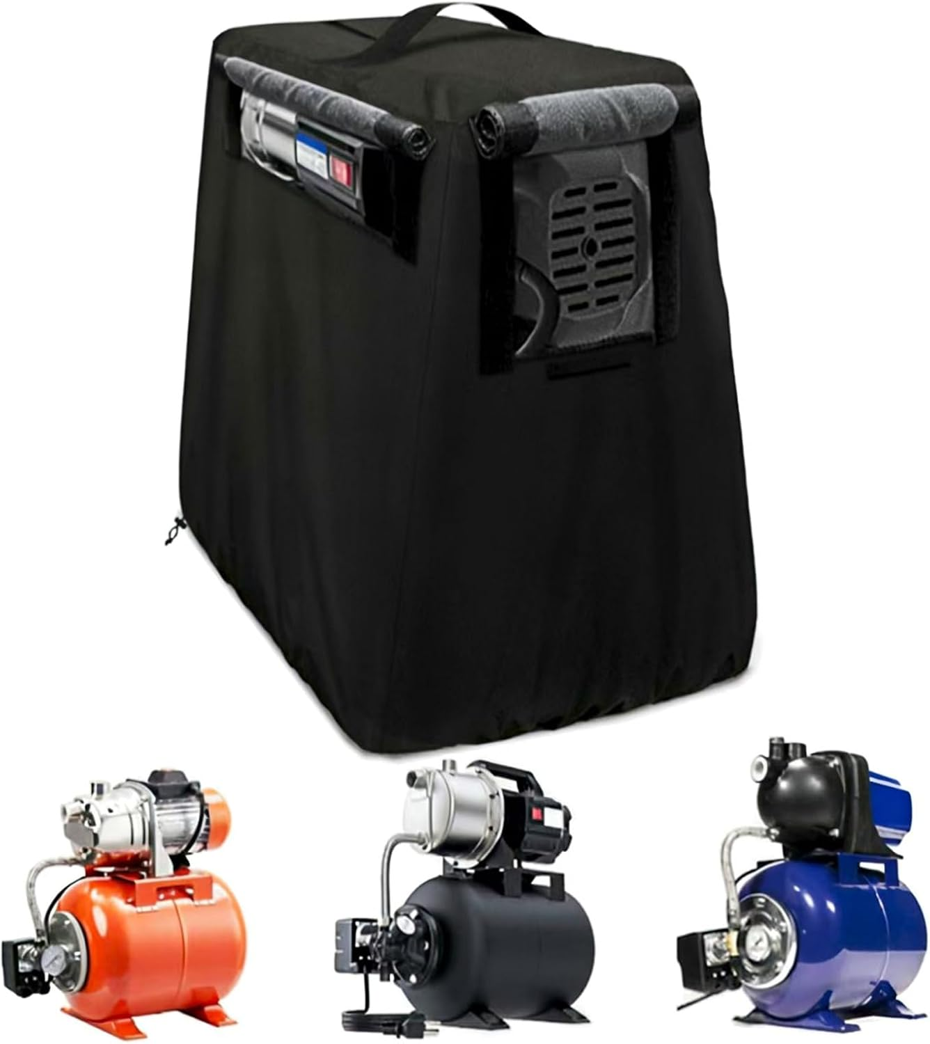 Cover for Fountain Pumps, Waterproof and Uv-Resistant Protection, 74 X 48 Cm, Well Pump Protective Cover with Handle, for the Garden, Yard and Irrigation Systems image number 4