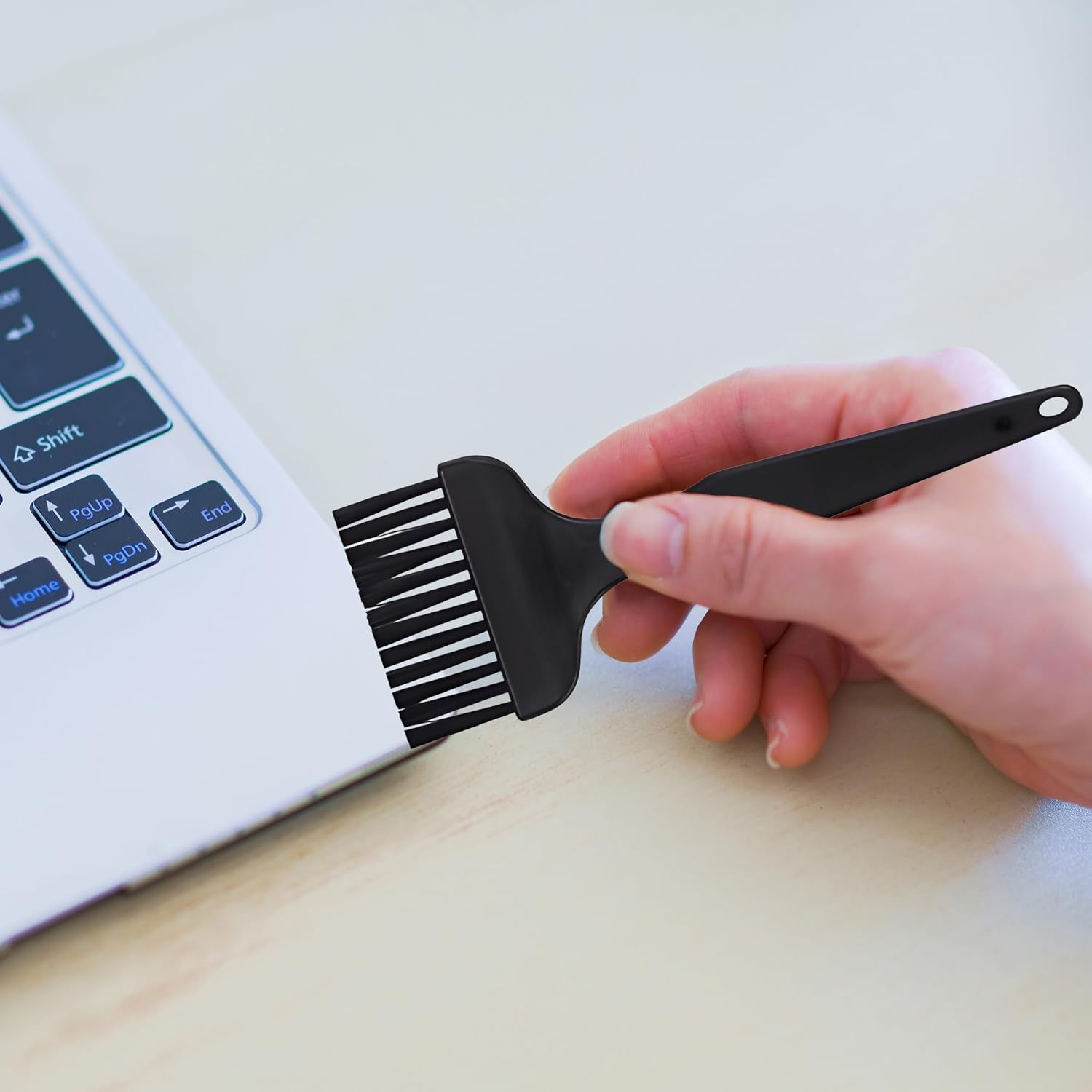 12-Piece Multi-Purpose Cleaning Brush Kit - anti Static Computer Brushes for Keyboards, Electronics & Car Detailing | Precision Nylon Bristles for Pc/Laptop/Tech Enthusiasts image number 6
