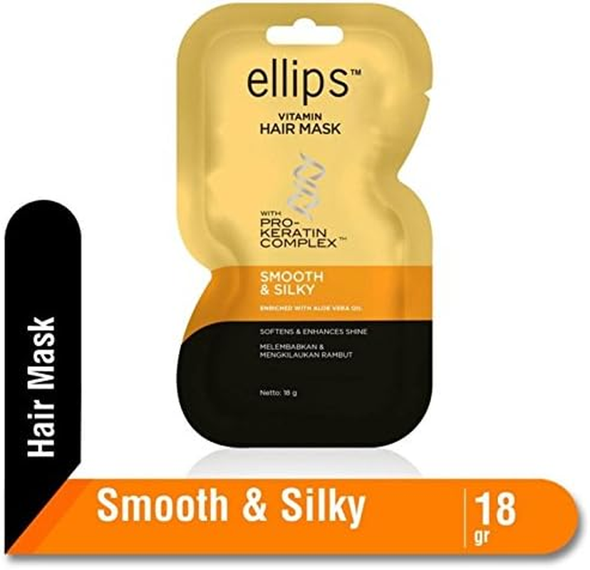 Ellips Hair Mask (Pro Keratin) - Smooth & Silky, 18 Gram (Pack of 4) image number 2