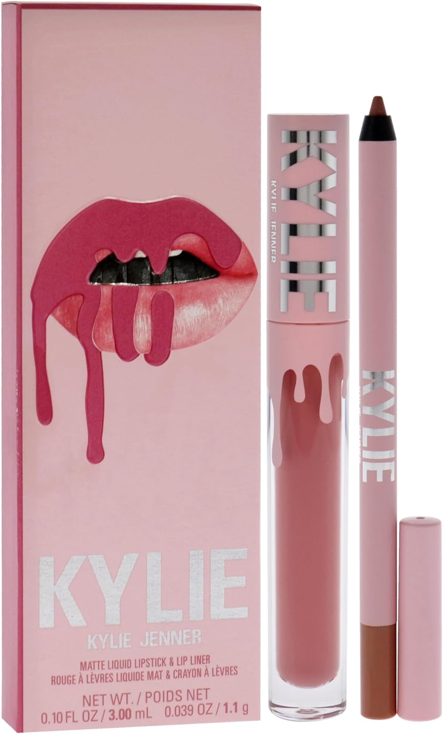 Kylie Cosmetics Matte Lip Kit - 808 Kylie for Women 2 Pc 0.10Oz Matte Liquid Lipstick, 0.039Oz Lip Liner image number 4