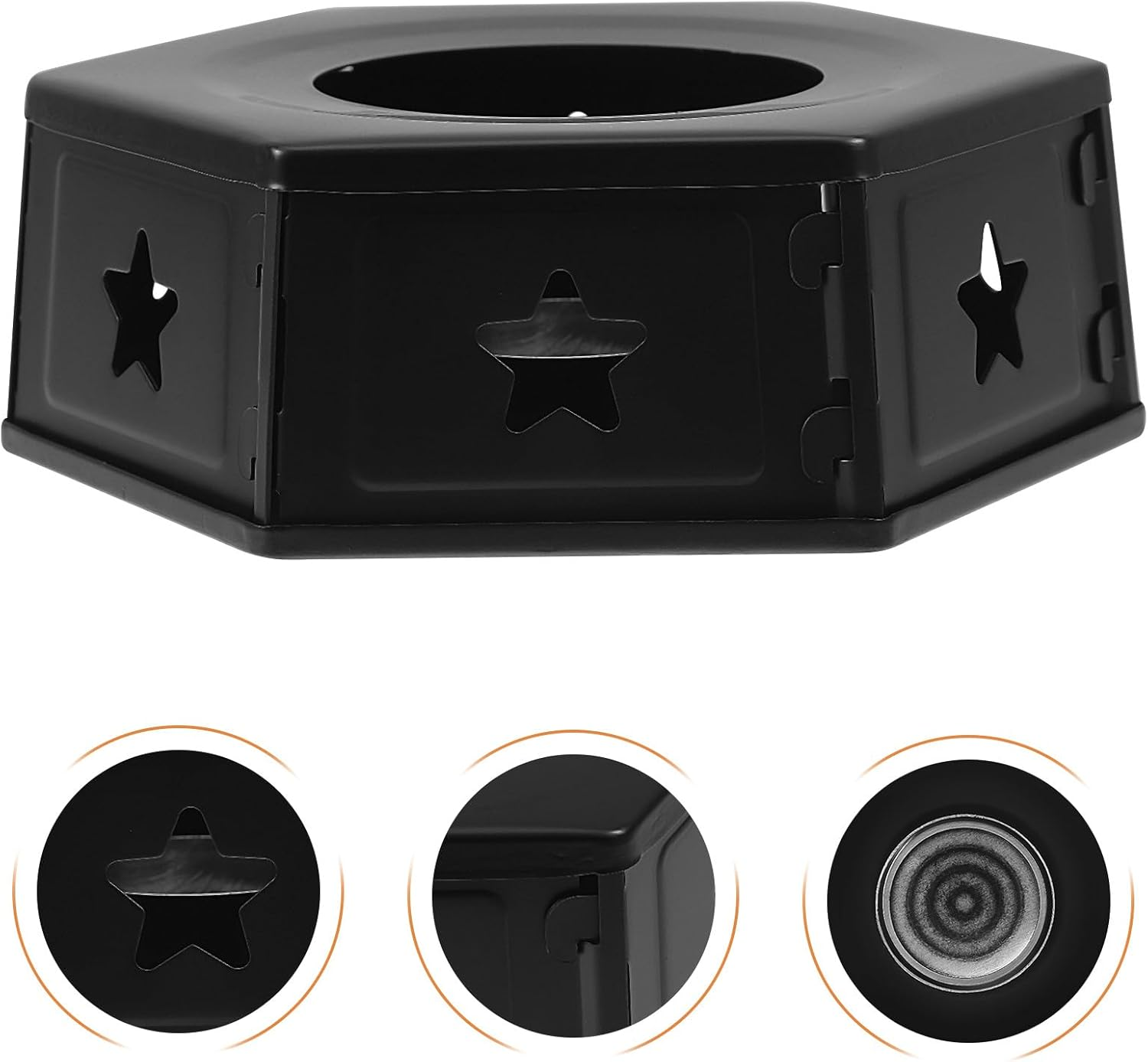 GETAJGHSD Portable Stainless Steel Teapot Warmer Base with Detachable Design, Household Metal Teapot Heater for Tea Warming, Suitable for Coffee and Tea Cups image number 4