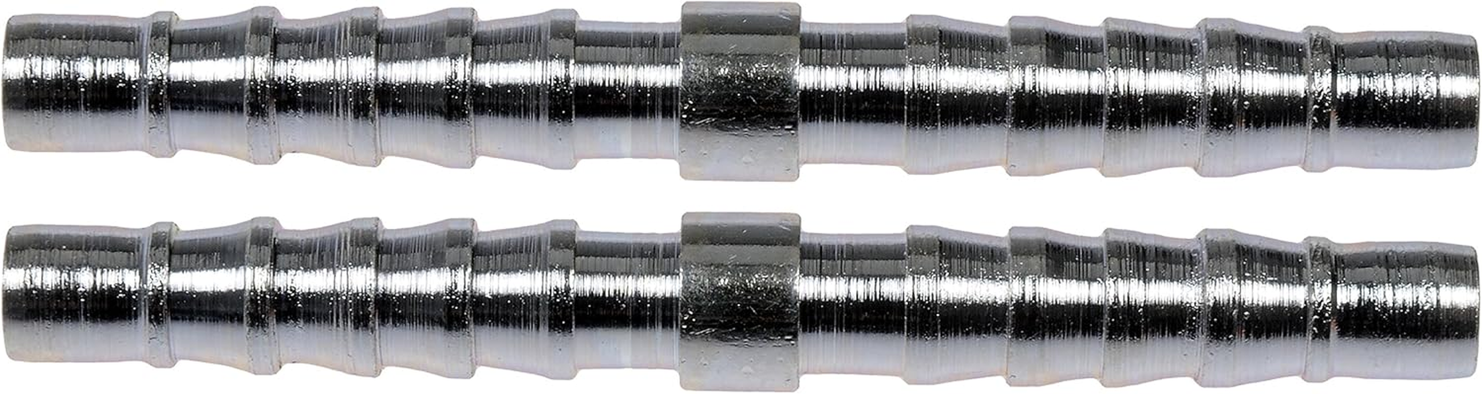 Dorman 800-012 Barbed Carbon Steel Fuel Line Union for 5/16 In. Nylon Fuel Lines, Pack of 2
