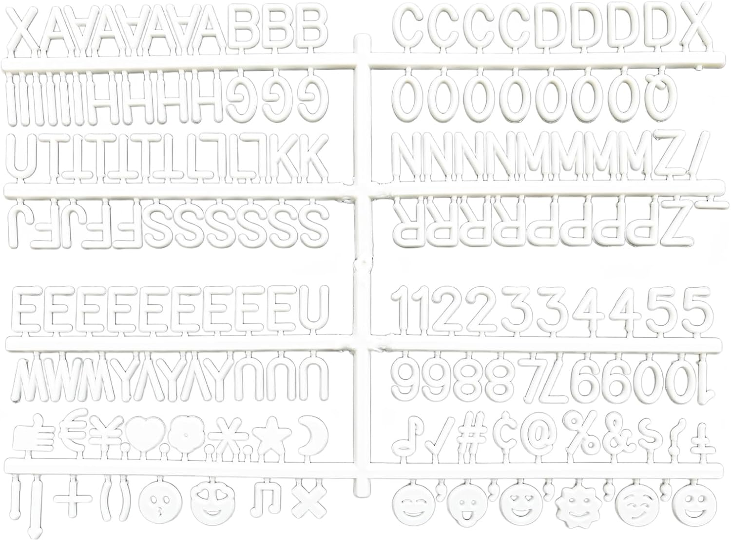 Letter Board Letters Only for Flet Letter Boards, Plastic Letter Board Sign Message Board Letters, Word Board with Letters, Numbers & Symbols Felt Letters for Changeable Changeable Letter Boards (170)