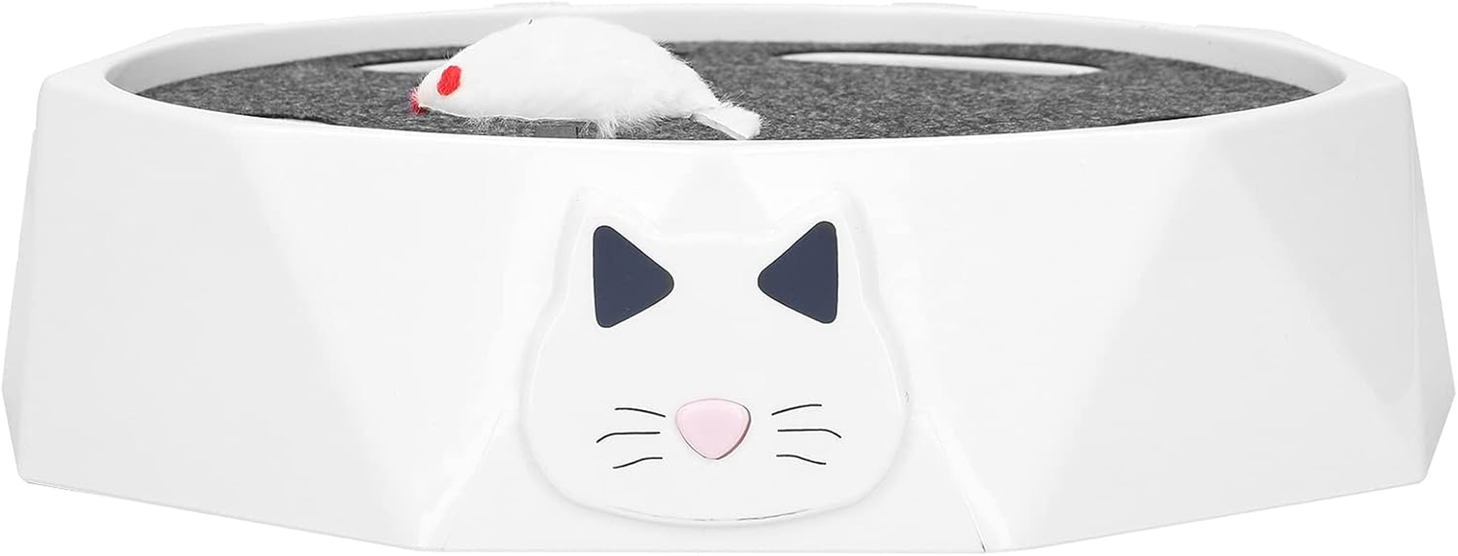 Dynamic Electric Mouse Run after Cat Toy,Interactive Turntable Teaser with Variable Speeds Entertaining and Energizing Playtime for Indoor Cats and Kittens image number 5