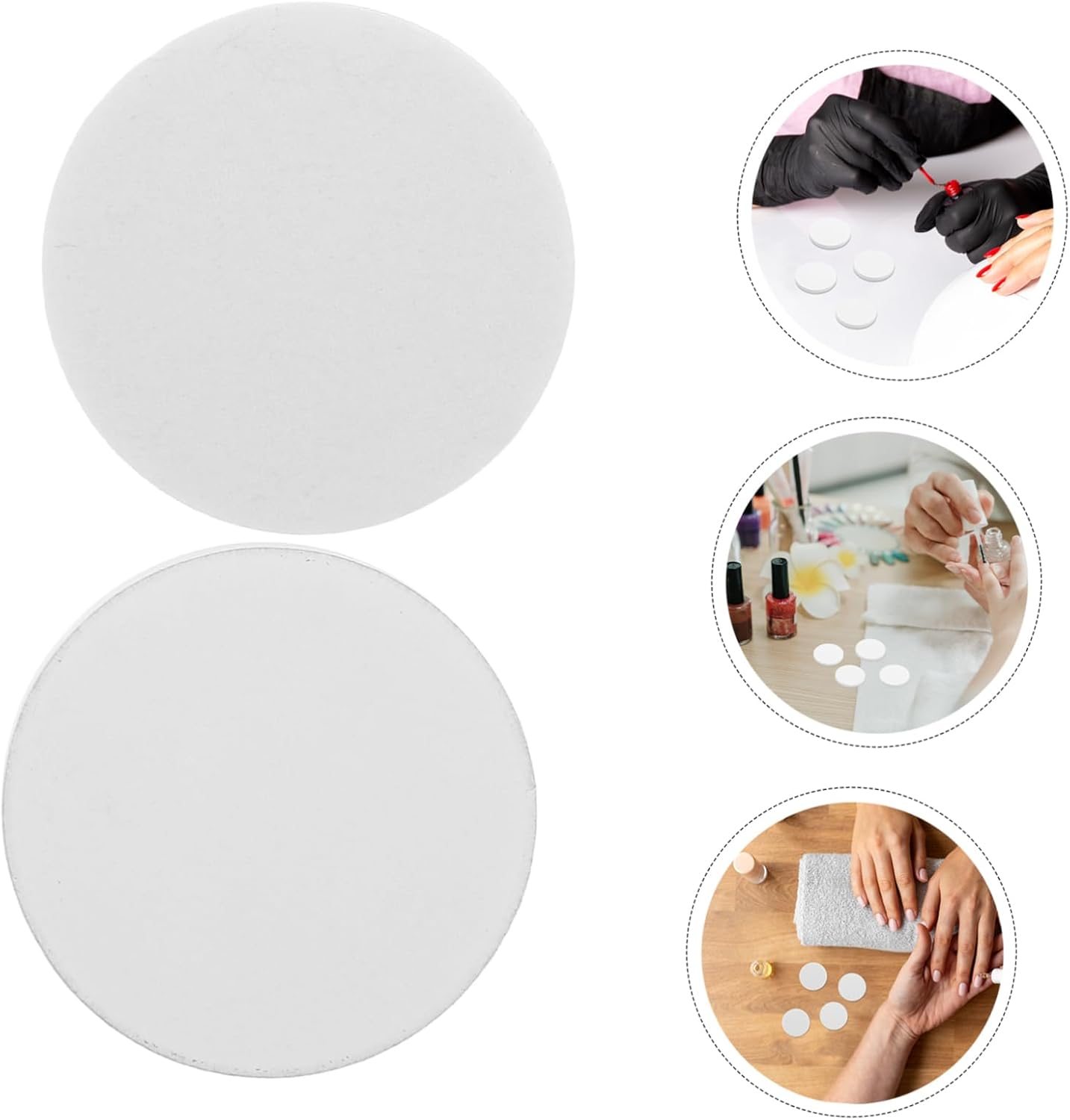 ADOCARN 50Pcs Professional Nail Polish Set Manicure Supplies Nail Buffing Discs Polish Pads Files for Home Use Salon-Quality Finish image number 1