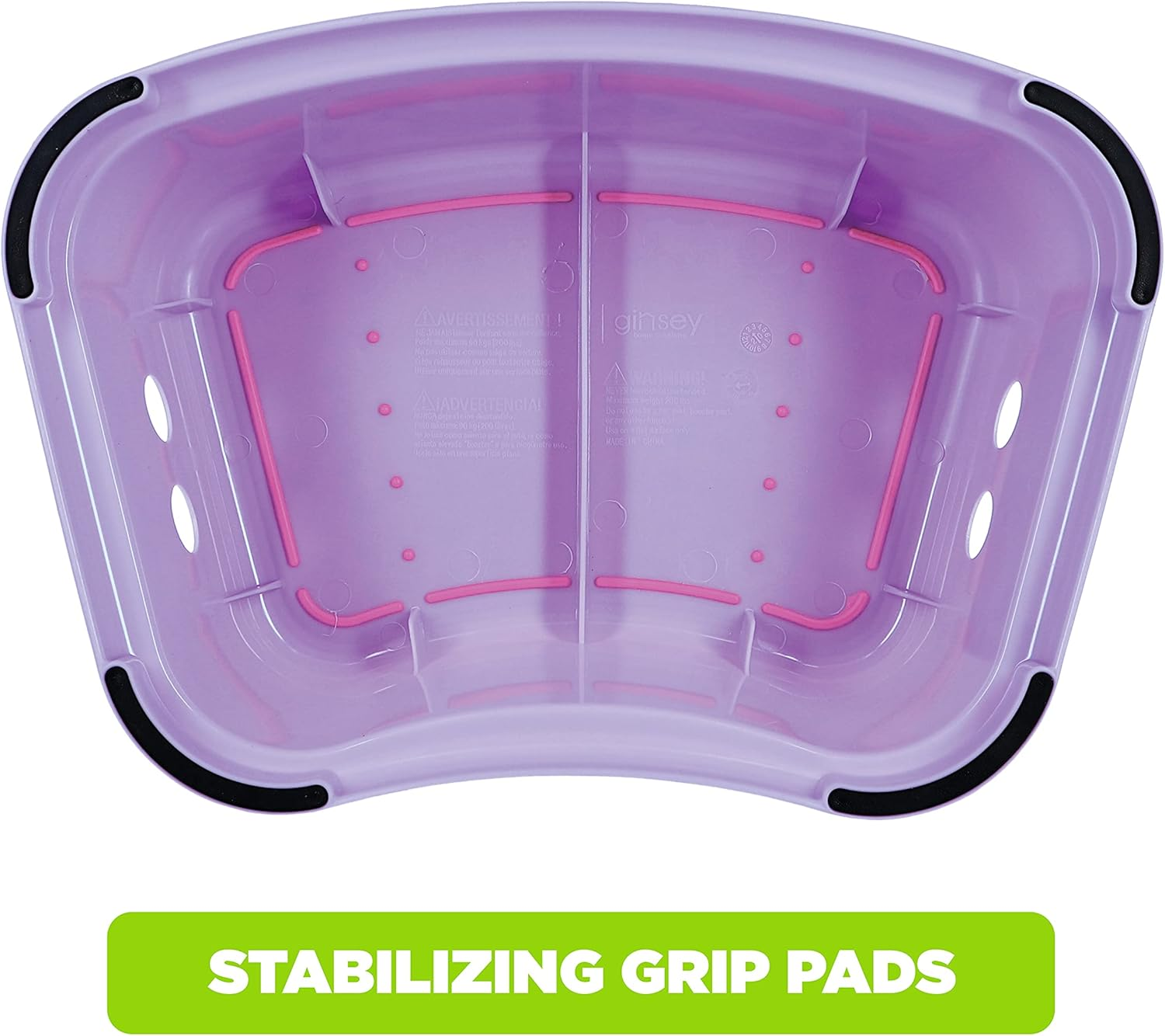 Disney Minnie Mouse Happy Helpers Bathroom Step Stool for Kids Using the Toilet and Sink, Pink and Purple, 12.1"X4.7"X9.4" image number 5