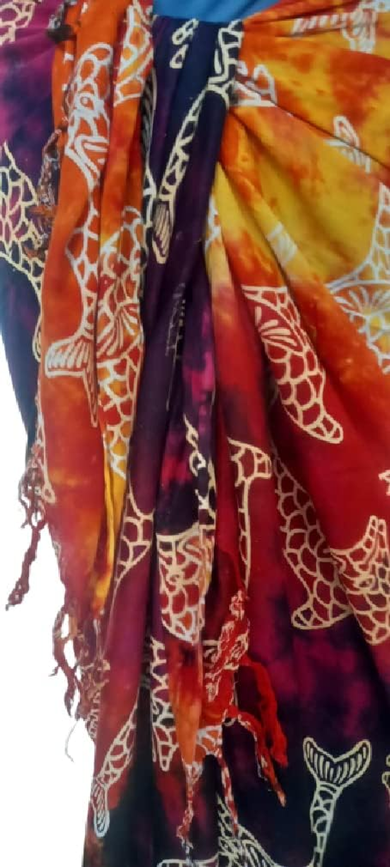 KVR Beach Long Batik Designer Swimsuit Wrap Cover up Women Girl Sarong Pareo image number 3