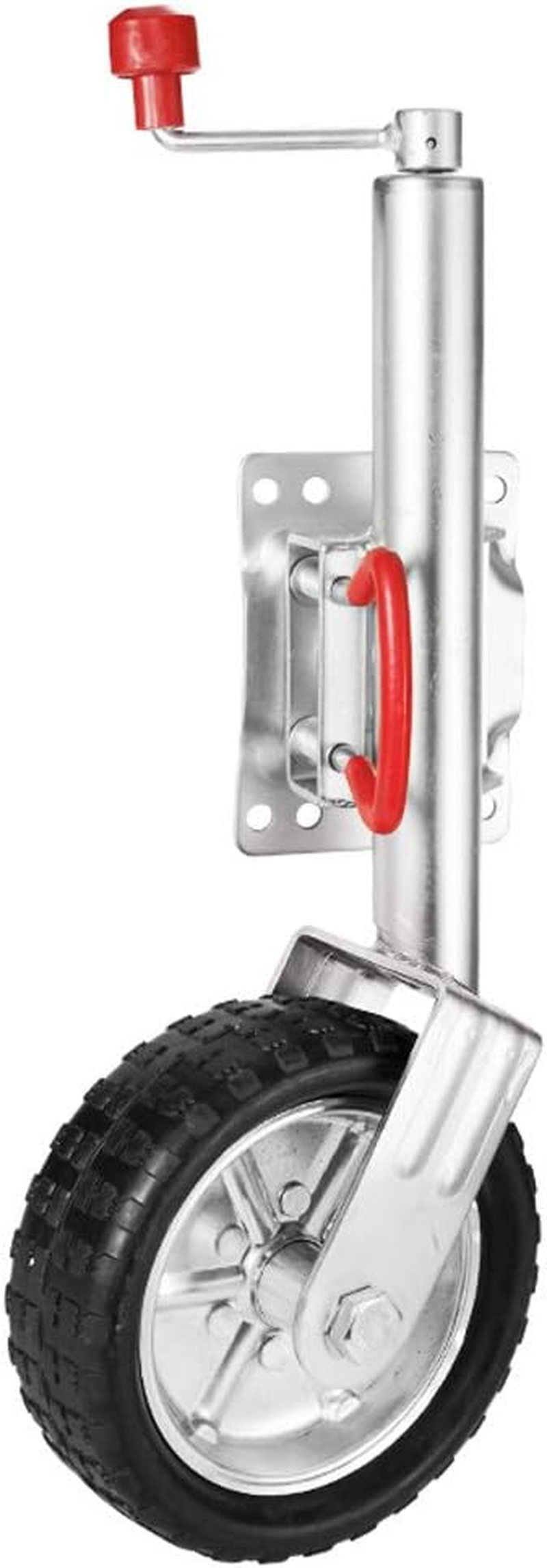 San Hima Jockey Wheel 10" Inch Swing up Rubber Wheel 1000Kg Caravan Boat Trailer image number 1