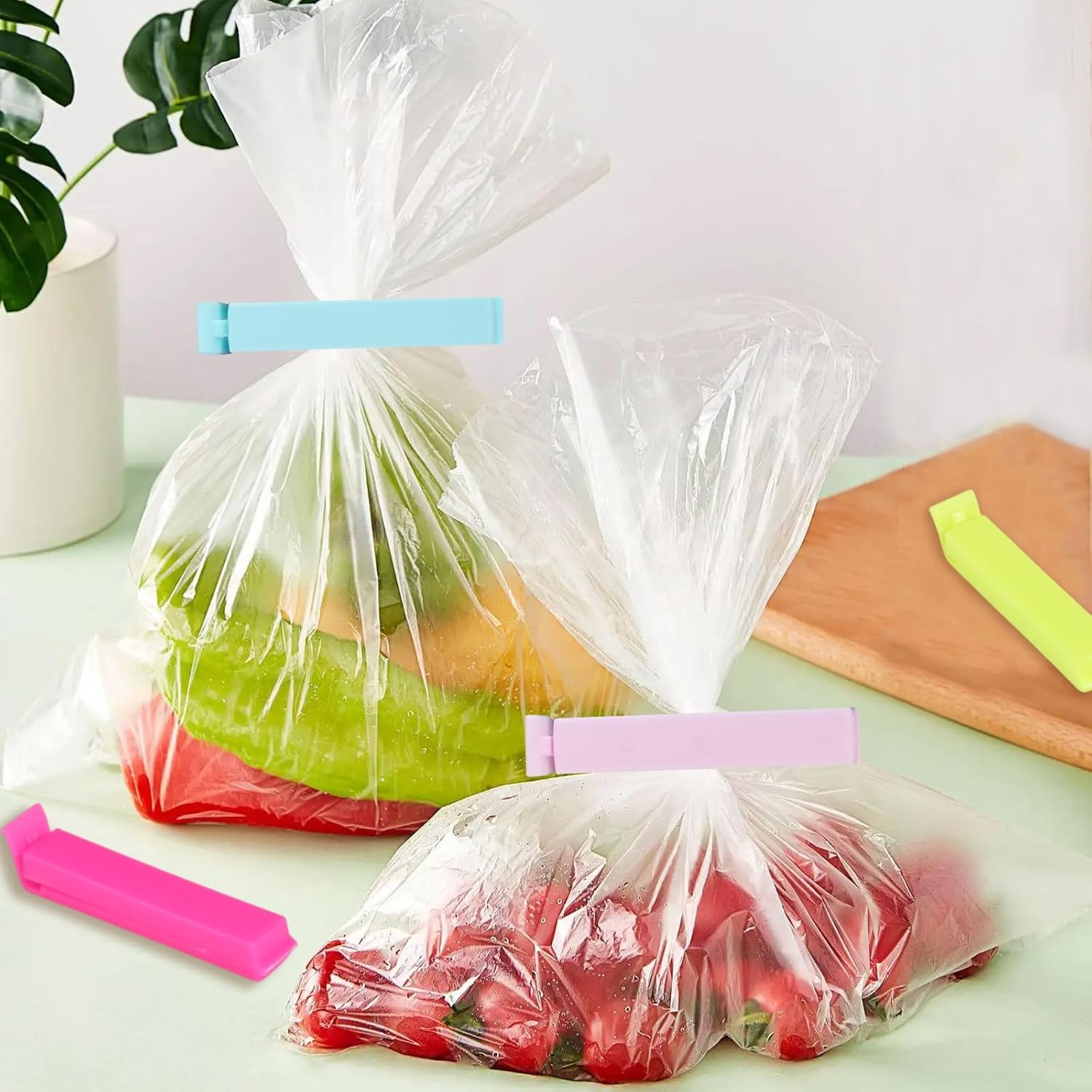 36PCS Assorted Food Bag Clips Bag Sealing Clips,Kitchen Clips for Bags for Food, Kitchen and Home, Large Size image number 2