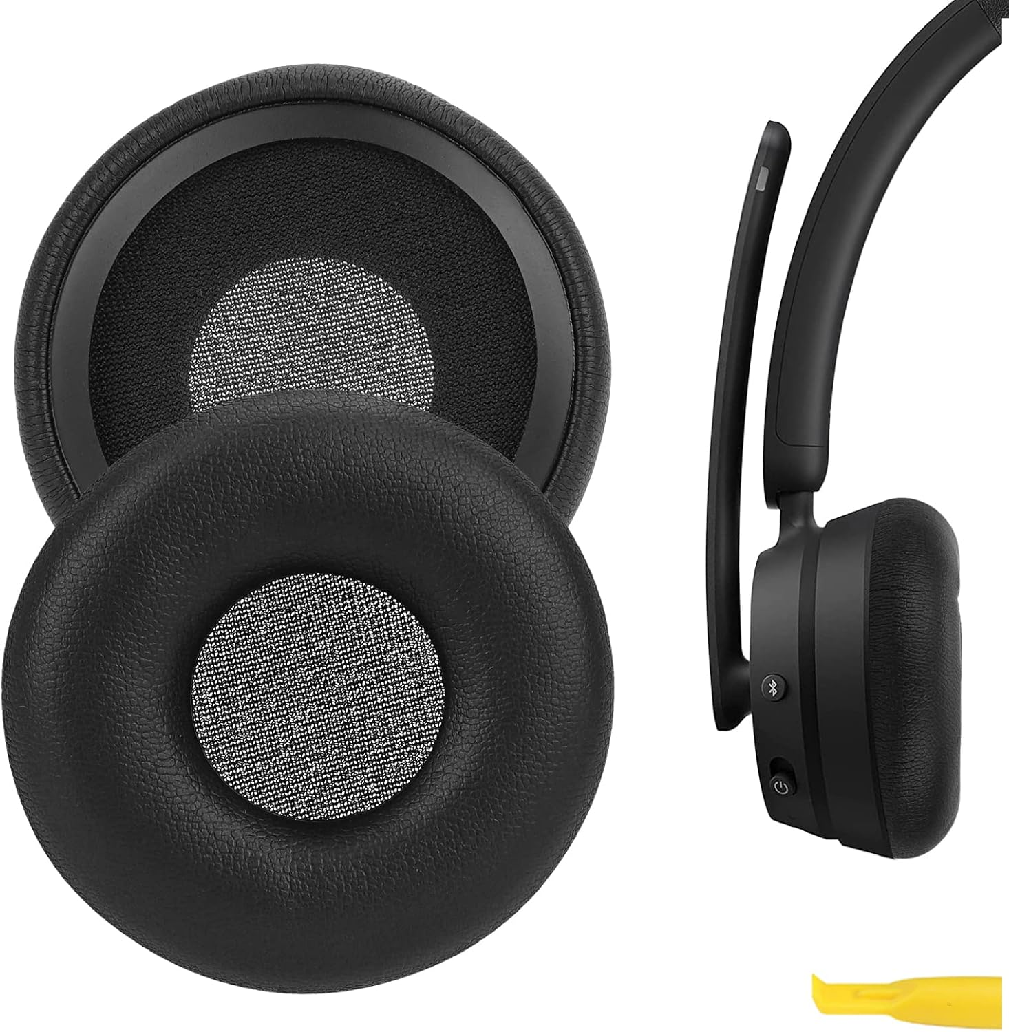 Geekria Quickfit Replacement Ear Pads for Microsoft Modern Wireless, Modern Wired Headphones Ear Cushions, Headset Earpads, Ear Cups Cover Repair Parts (Black)