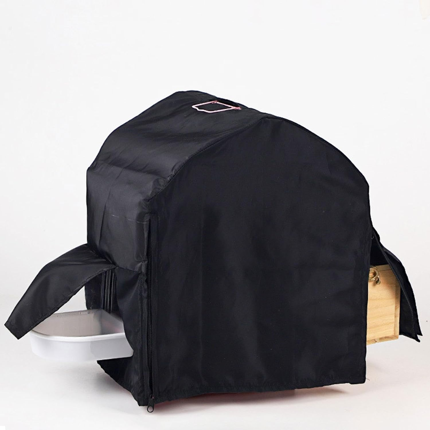 Leefasy Bird Cage Cover Windproof Breathable Shading Cloth Sunproof Washable Protector Night Blackout Cover for Budgies Bird Supplies image number 5