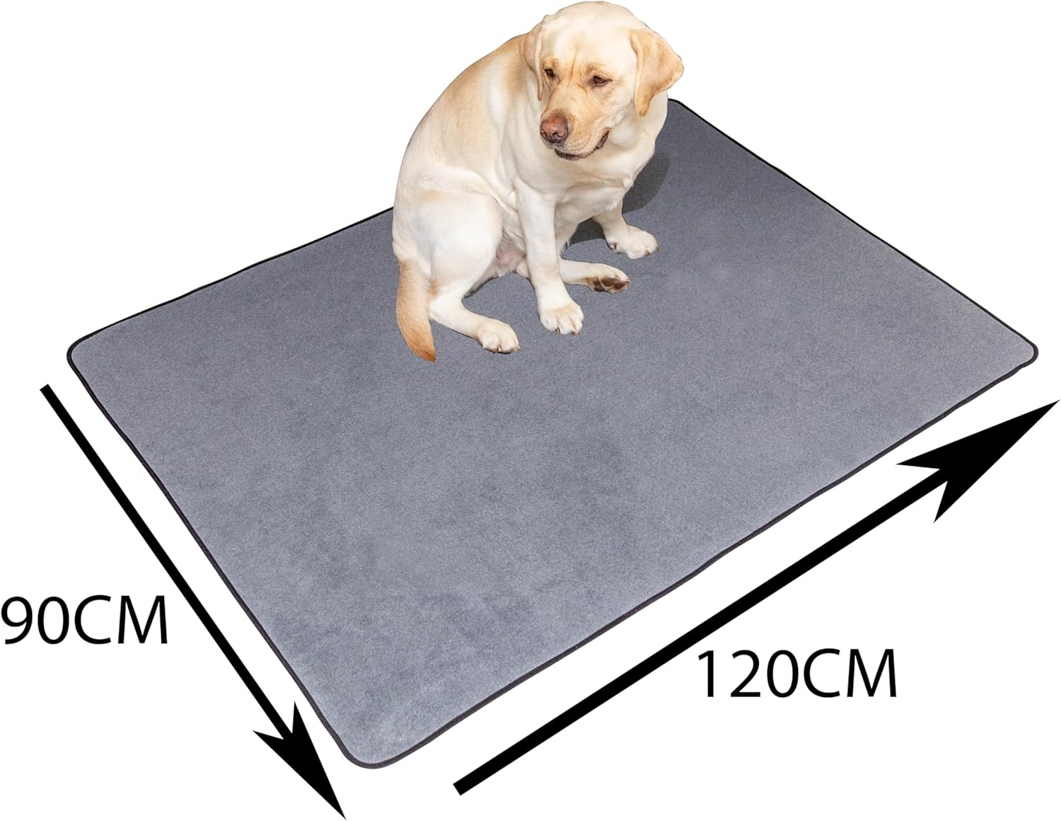 2PK AUSSIE FURBABY Puppy Pads Pee Pads for Dogs | Waterproof Dog Blanket, Dog Bed Dog Crate, Incontinence Toilet Mat Playpen Dog Mat | Washable Puppy Training Pads, Reusable Potty Training Dog Pee Pad image number 4