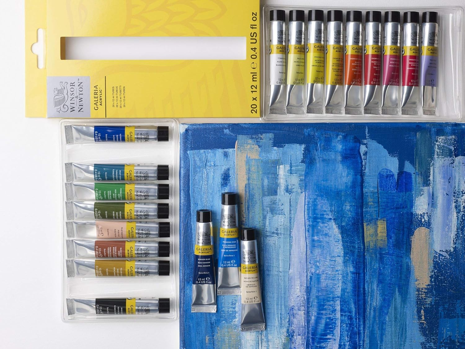 Winsor & Newton, Galeria Acrylic, 20X10Ml Tube Set image number 5