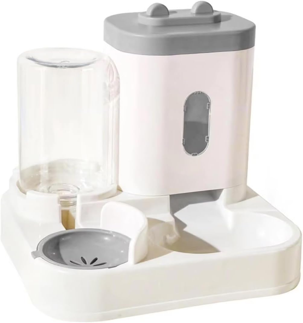 AIMALL Large Capacity Pet Feeder and Water Dispenser, Automatic Cat and Dog Feeding Station, 10-Day Worry-Free, Integrated Food and Drink System