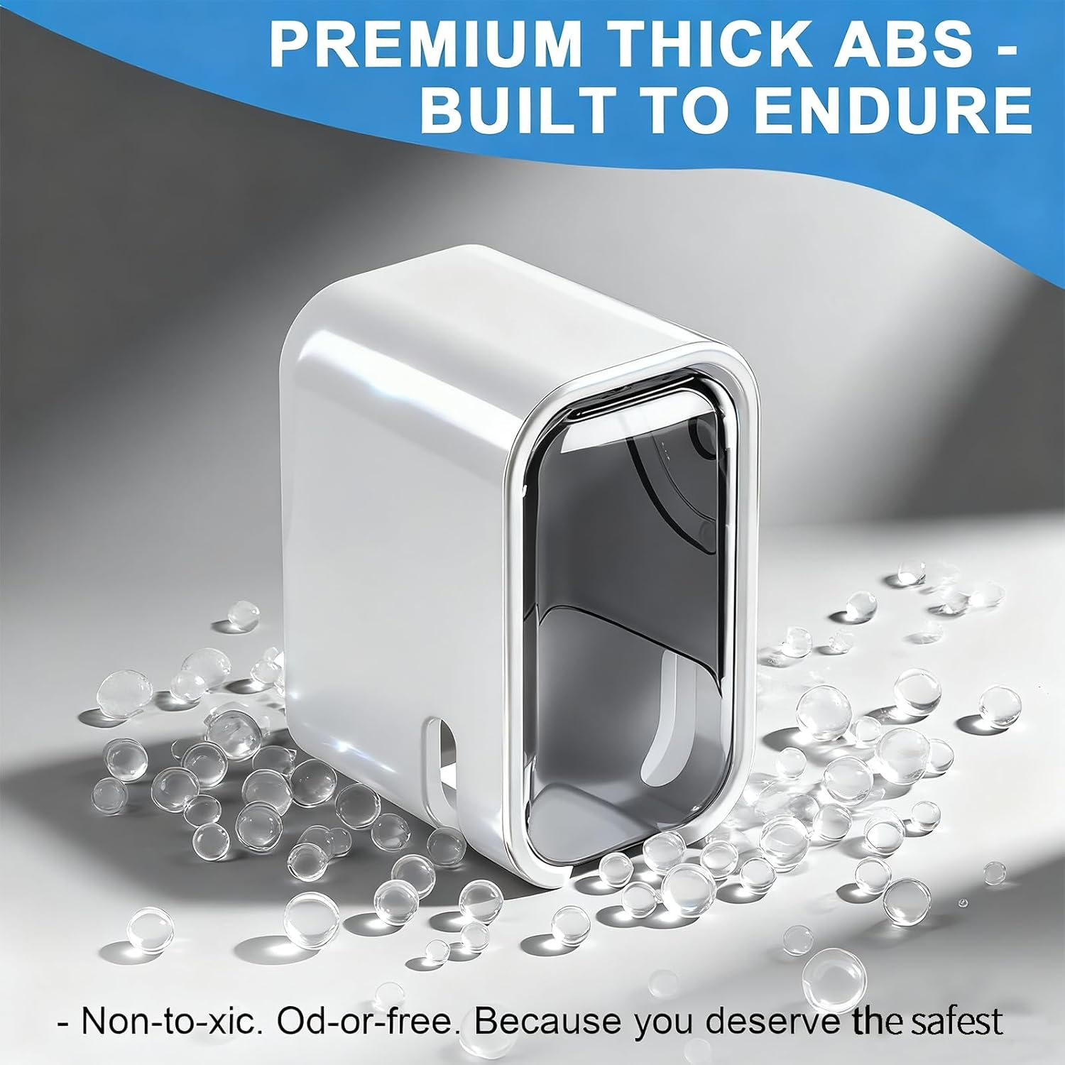 Toothbrush Holders for Bathroom - 3 Pack, Single Slot Space-Saving Design, Wall Mounted with Cover for Shower, Single Tooth Brush Holder Dispenser Storage Organizer for Family & Travel image number 1