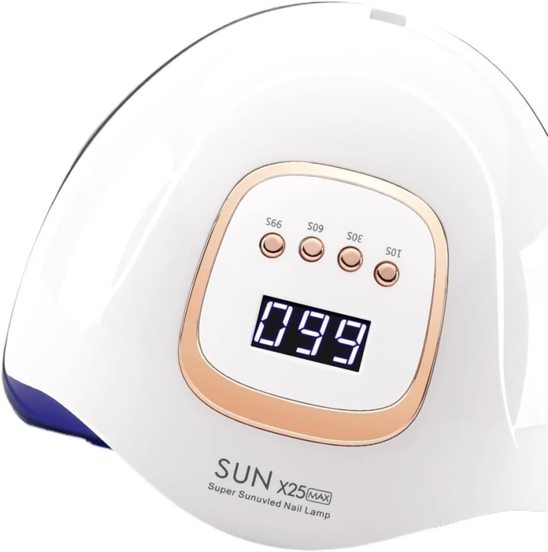 380W UV Nail Lamp 81 Leds Dryer Machine with LCD Screen Quick-Drying Manicure for Curing All Nails Gel Art Tools(X25)